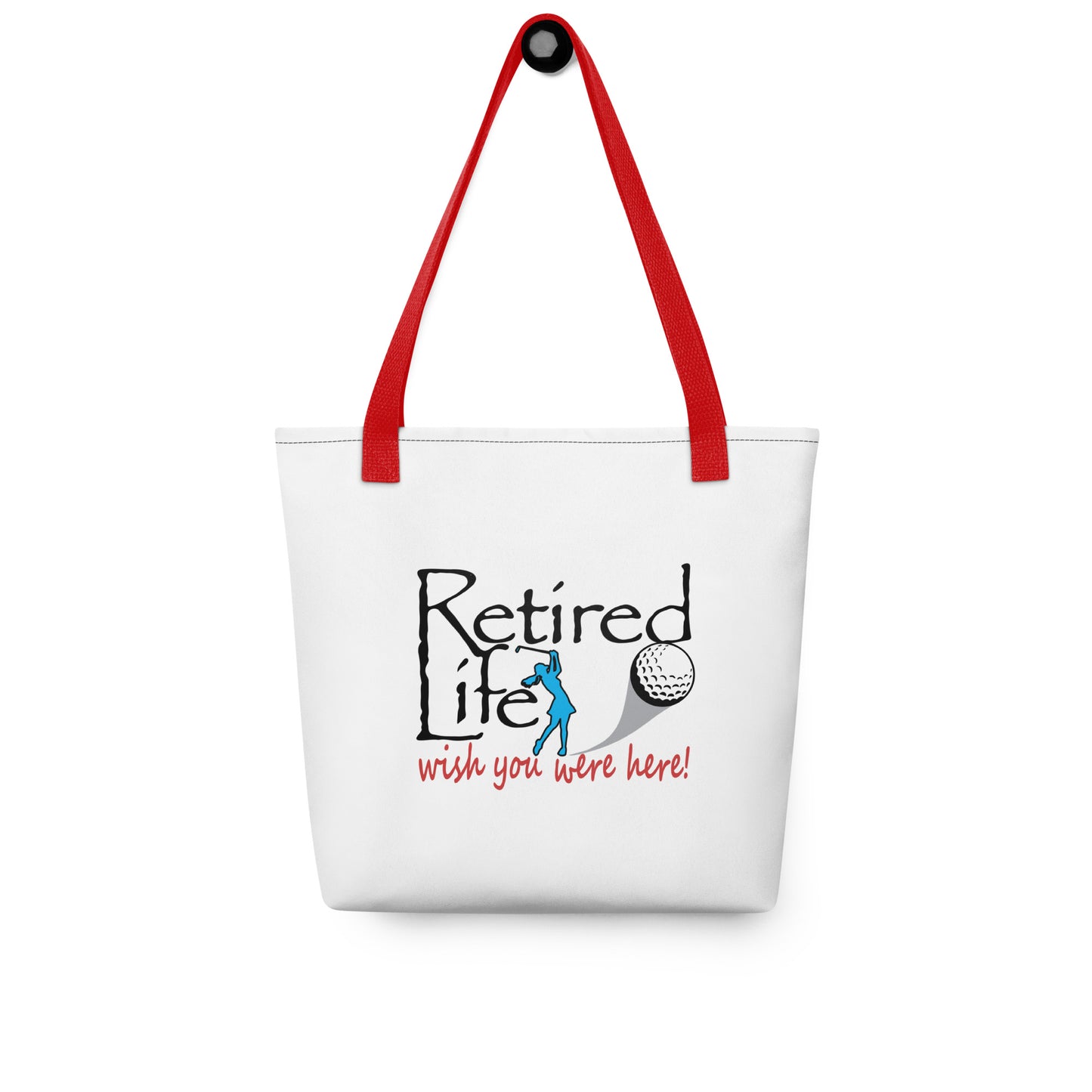 Tote bag Lady Golfer