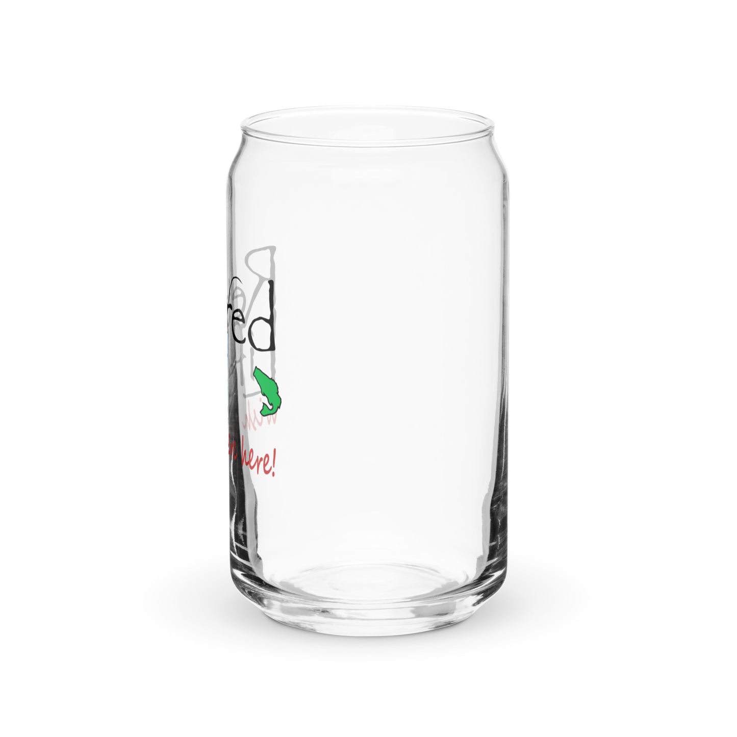 Can-shaped glass Fishing