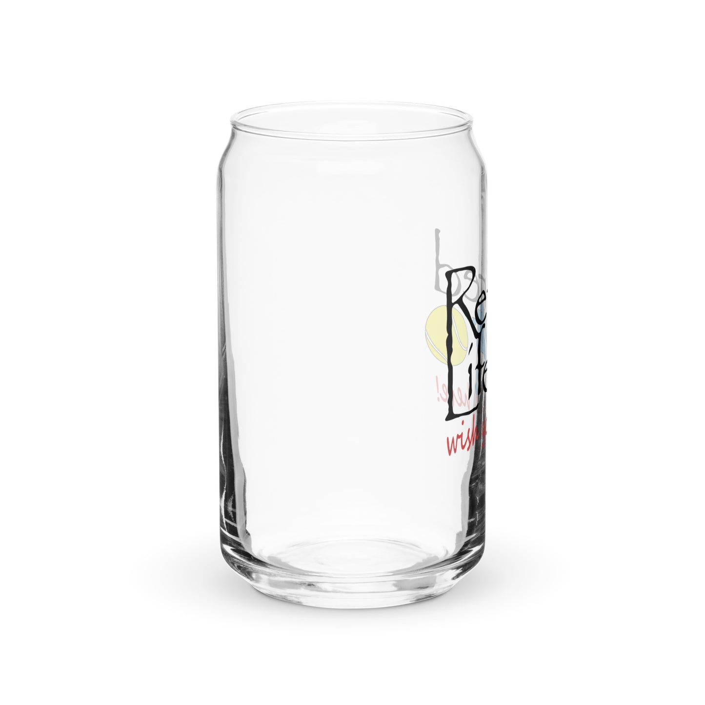 Can-shaped glass Lady Tennis