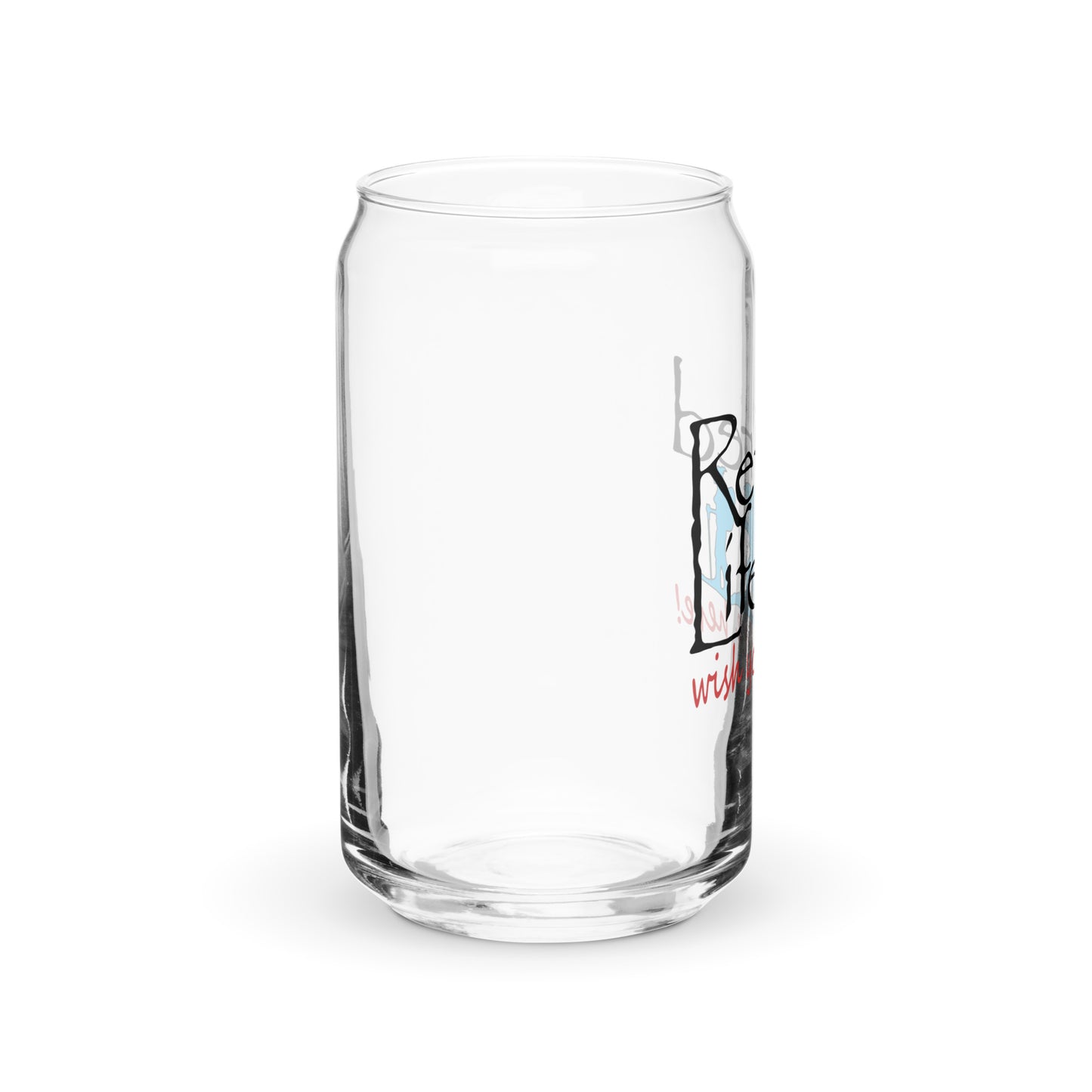 Can-shaped glass Hiking Couple
