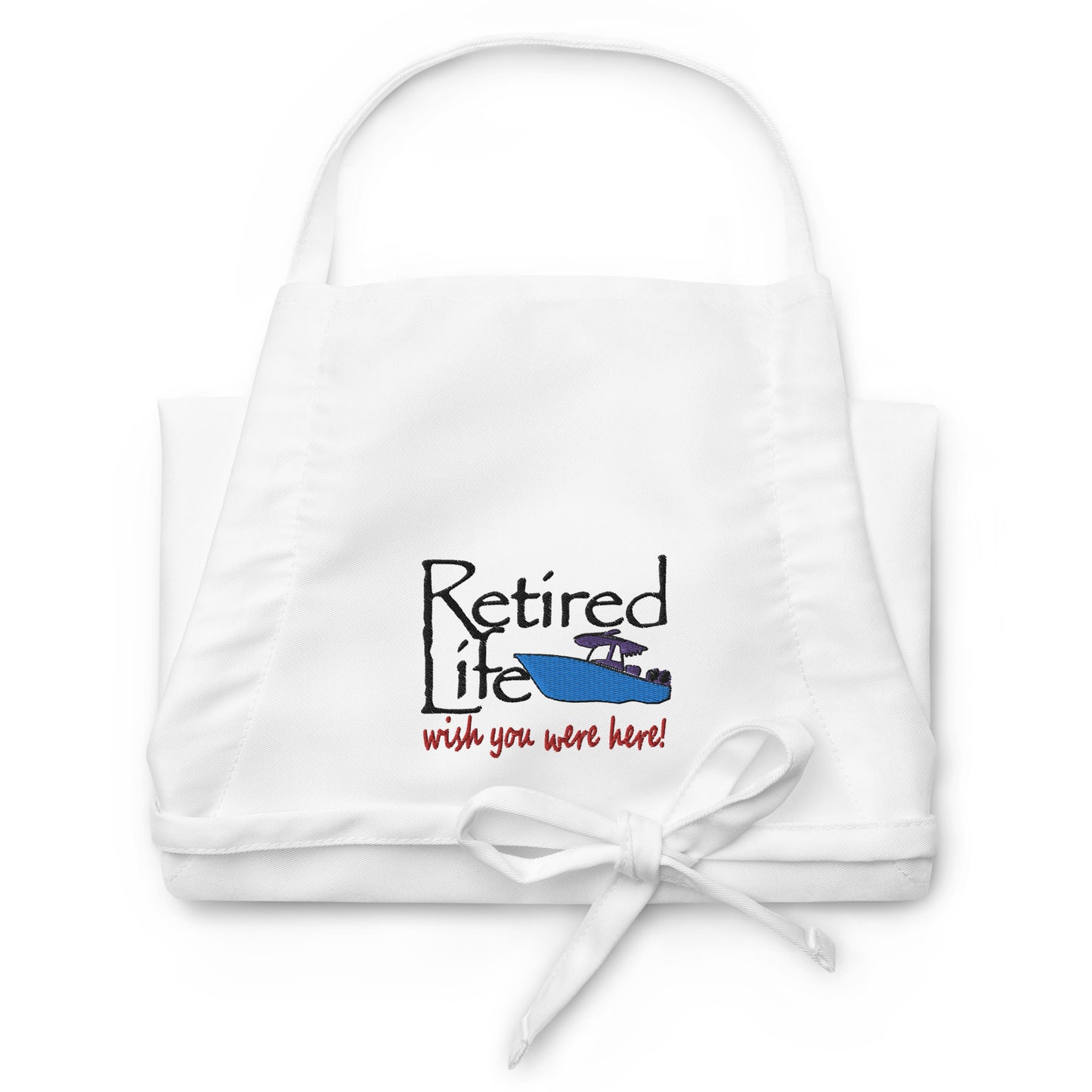 Embroidered Apron Center Console Boat