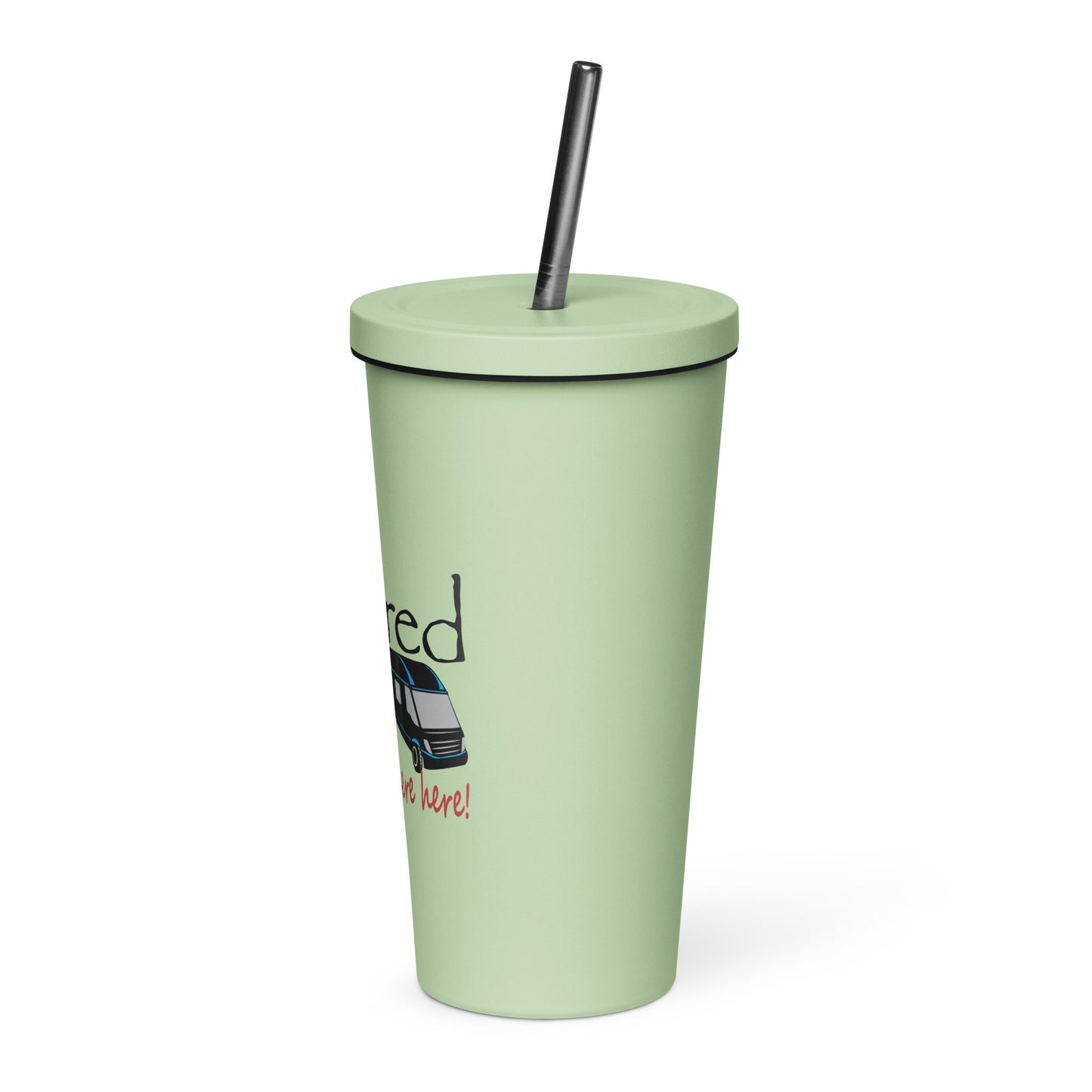 Insulated tumbler with a straw Motorhome