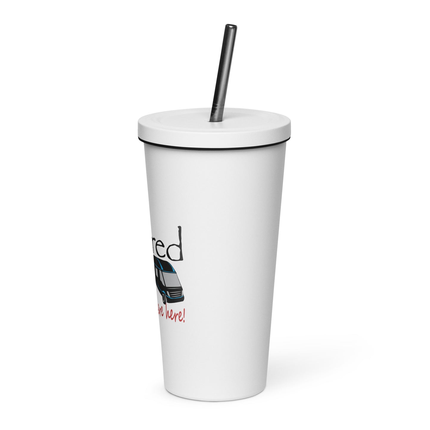 Insulated tumbler with a straw Motorhome