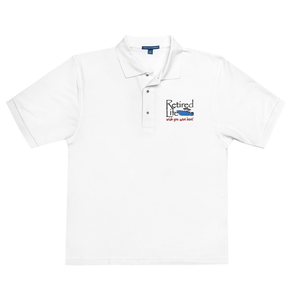 Men's Premium Polo Center Console Boat