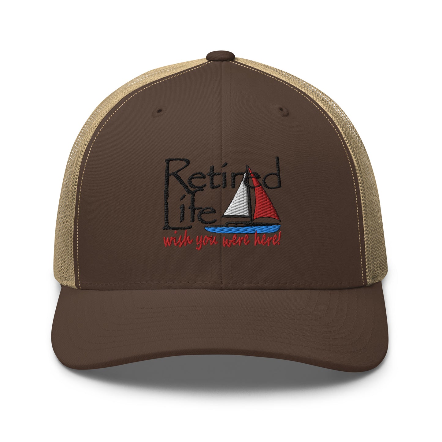 Trucker Cap Sailboat