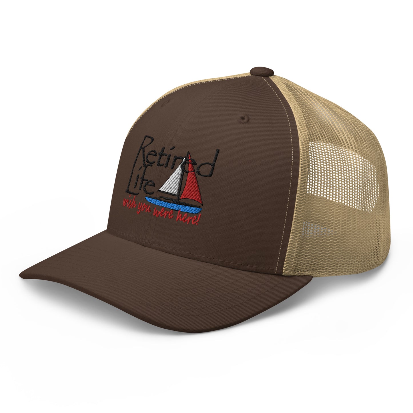 Trucker Cap Sailboat