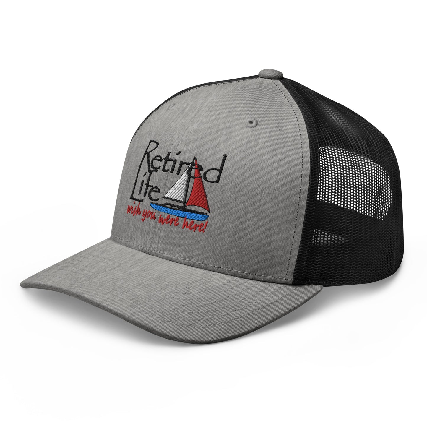 Trucker Cap Sailboat