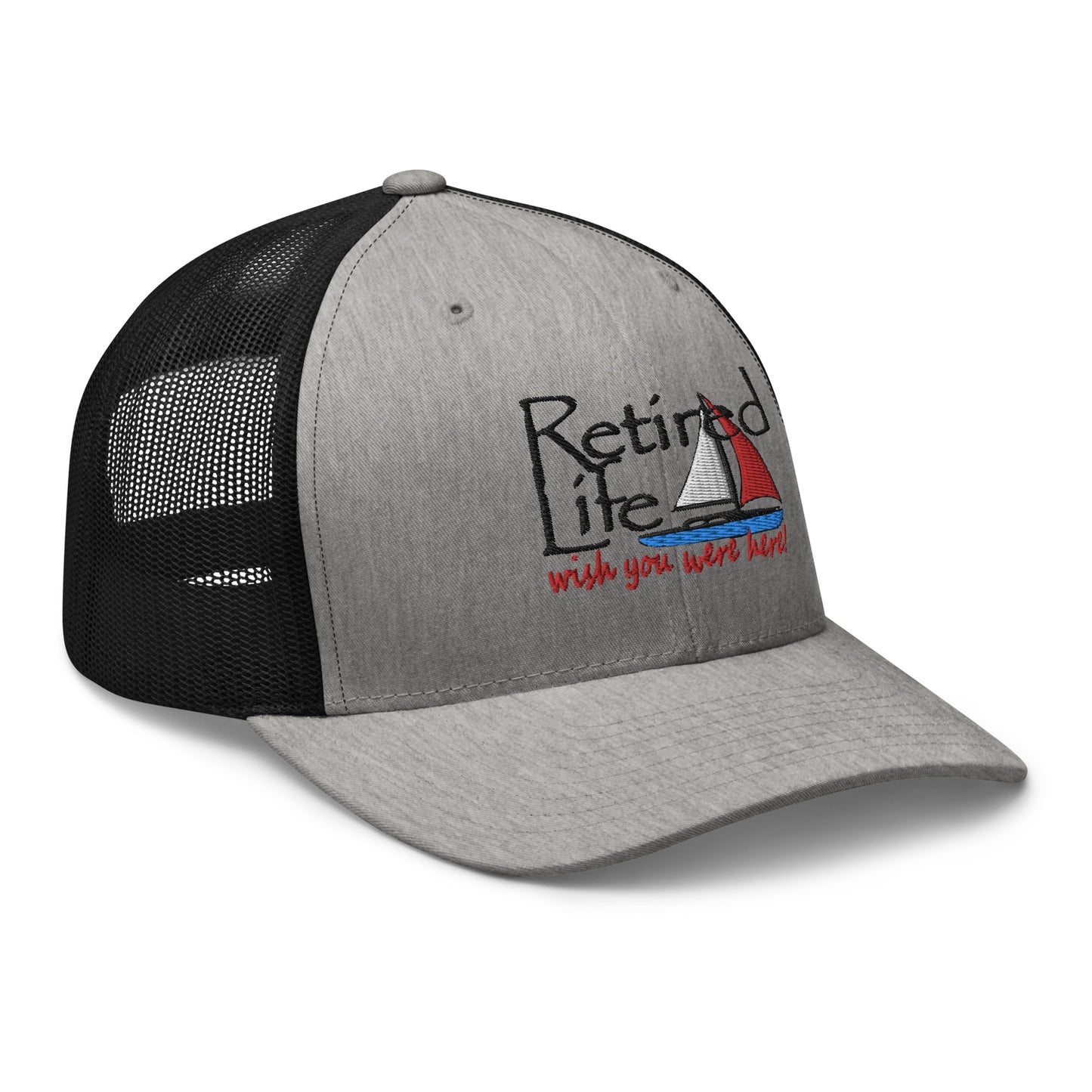 Trucker Cap Sailboat
