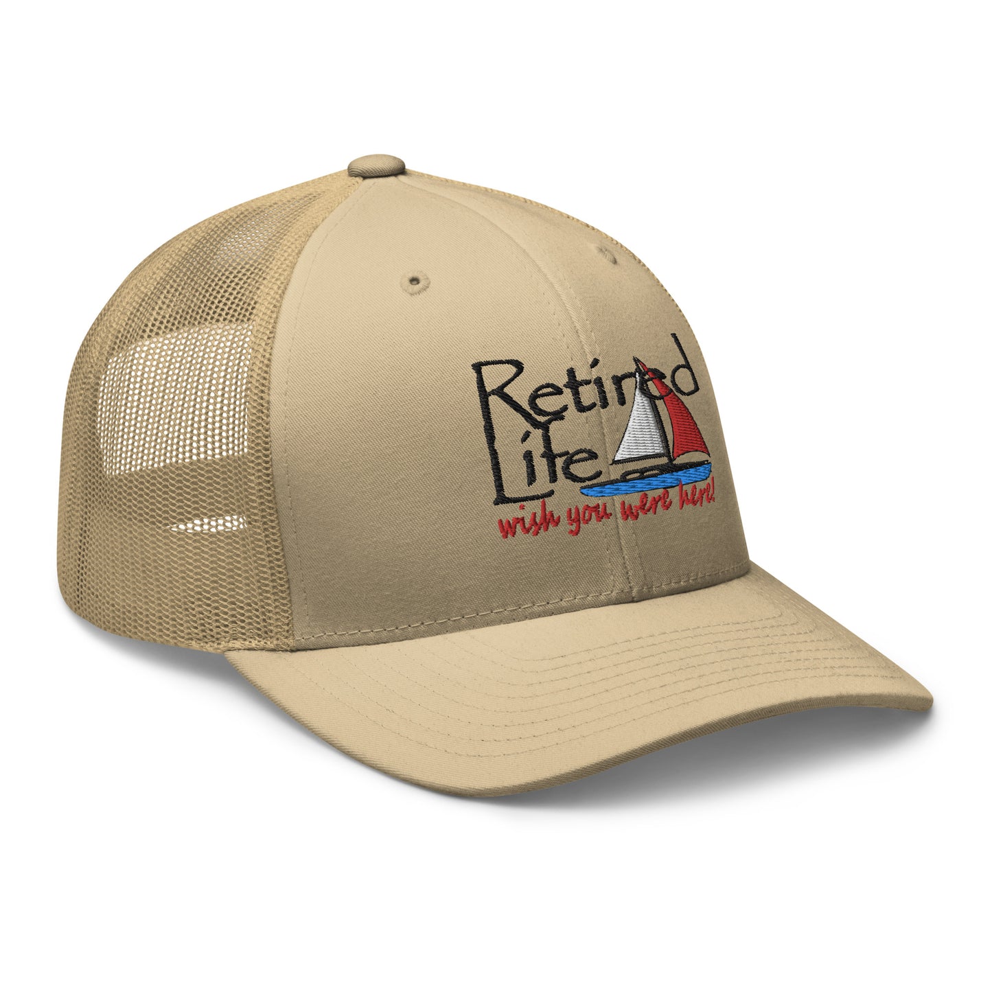 Trucker Cap Sailboat