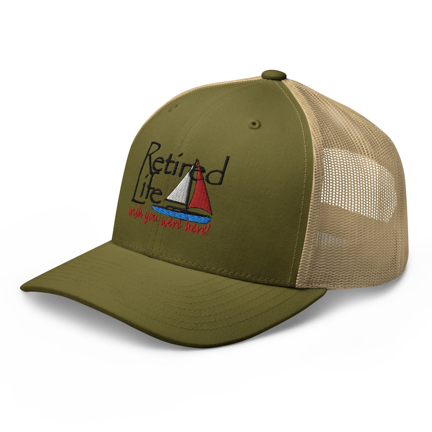 Trucker Cap Sailboat