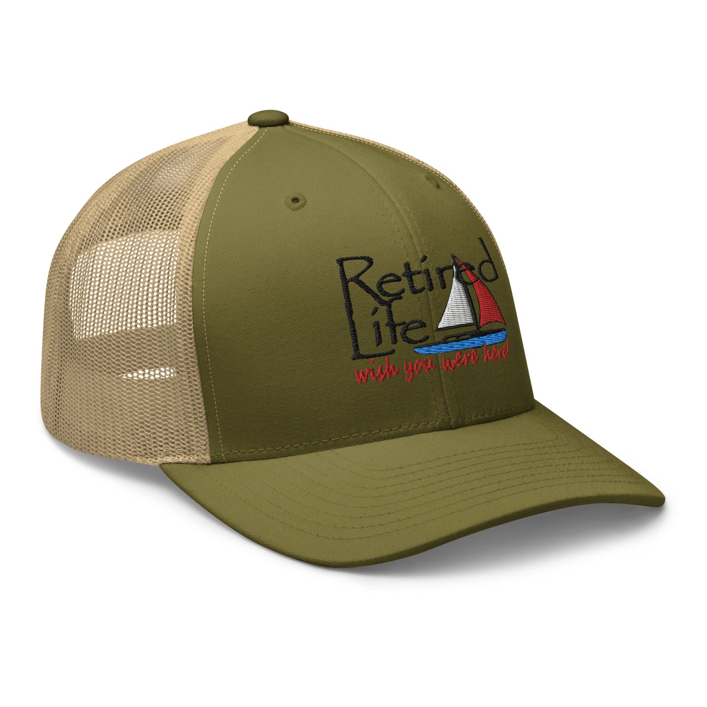 Trucker Cap Sailboat