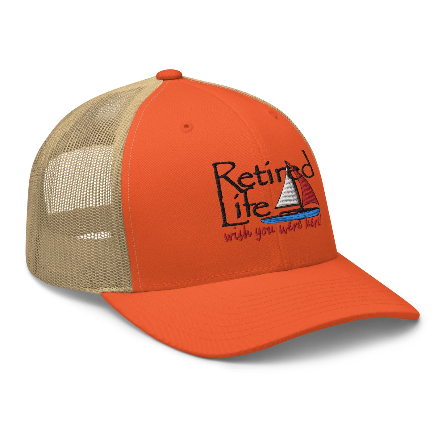 Trucker Cap Sailboat