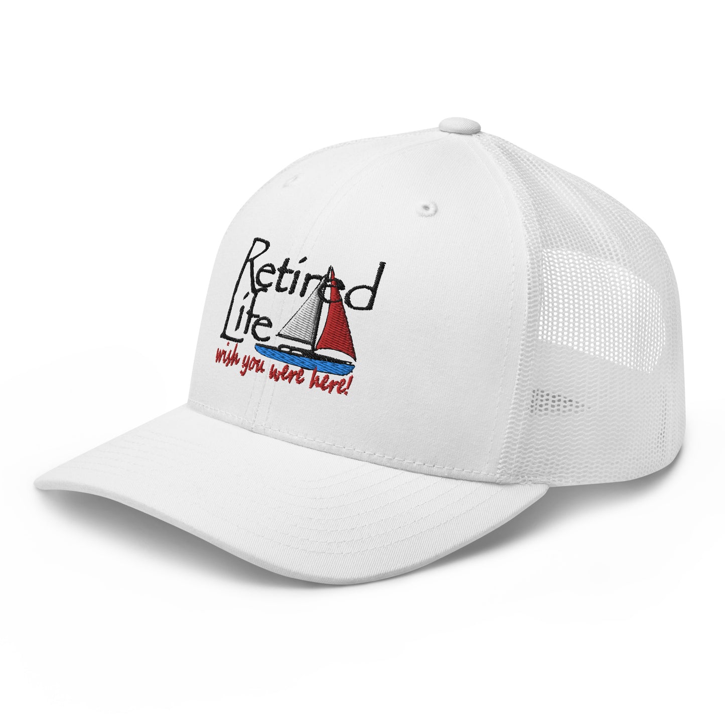 Trucker Cap Sailboat
