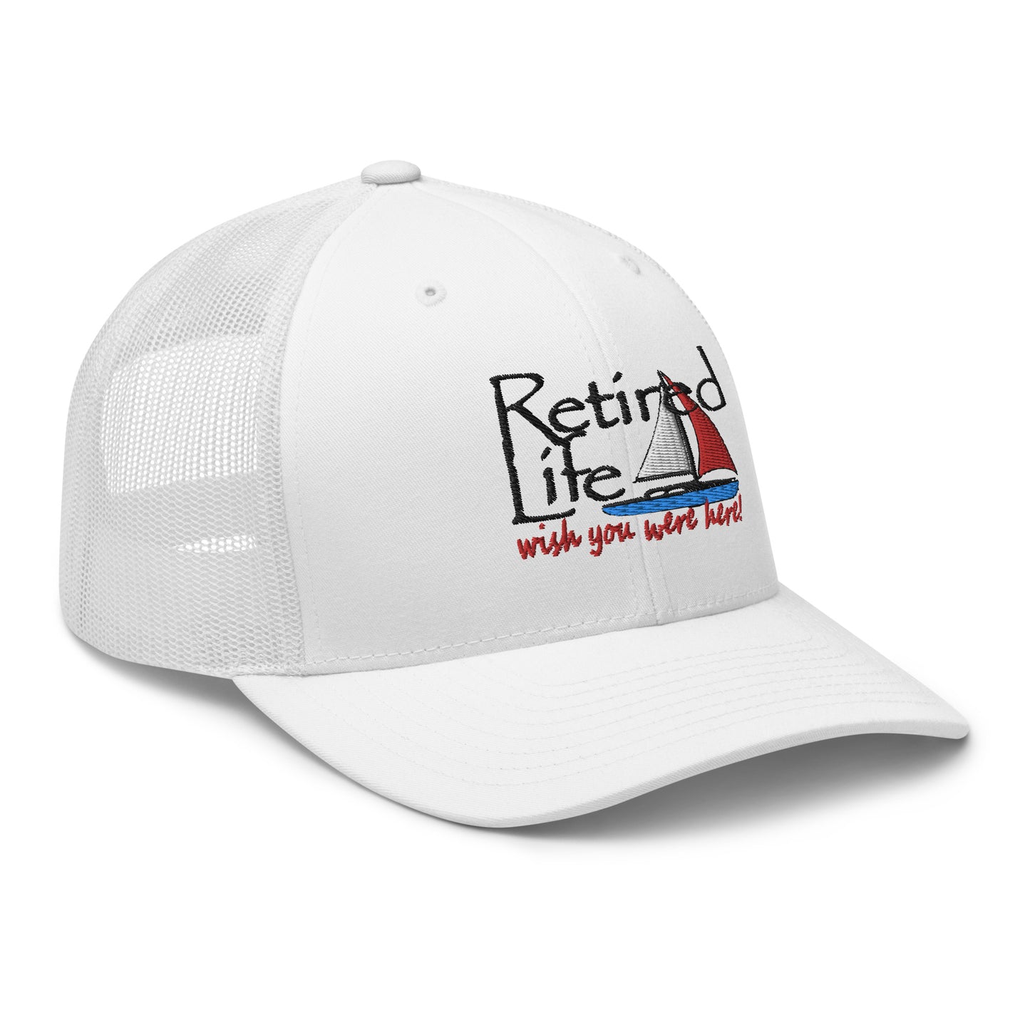 Trucker Cap Sailboat