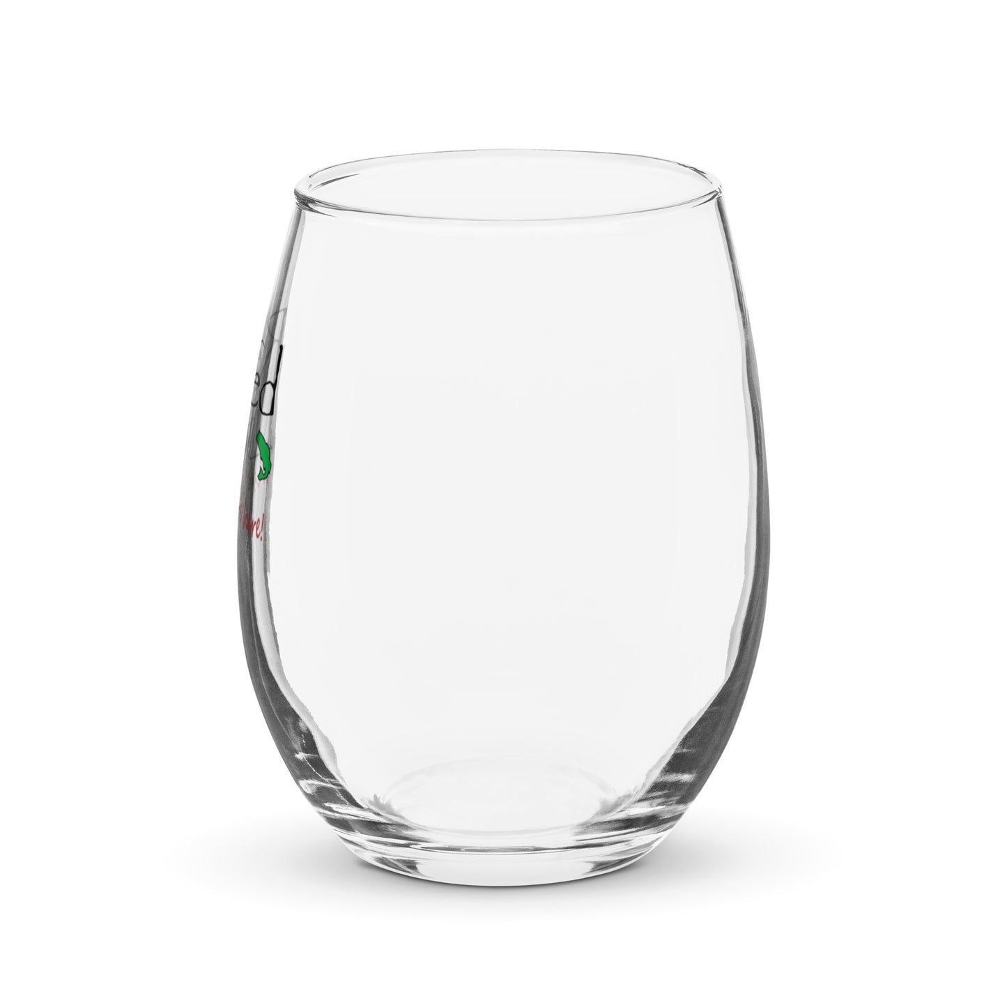 Stemless wine glass Fishing