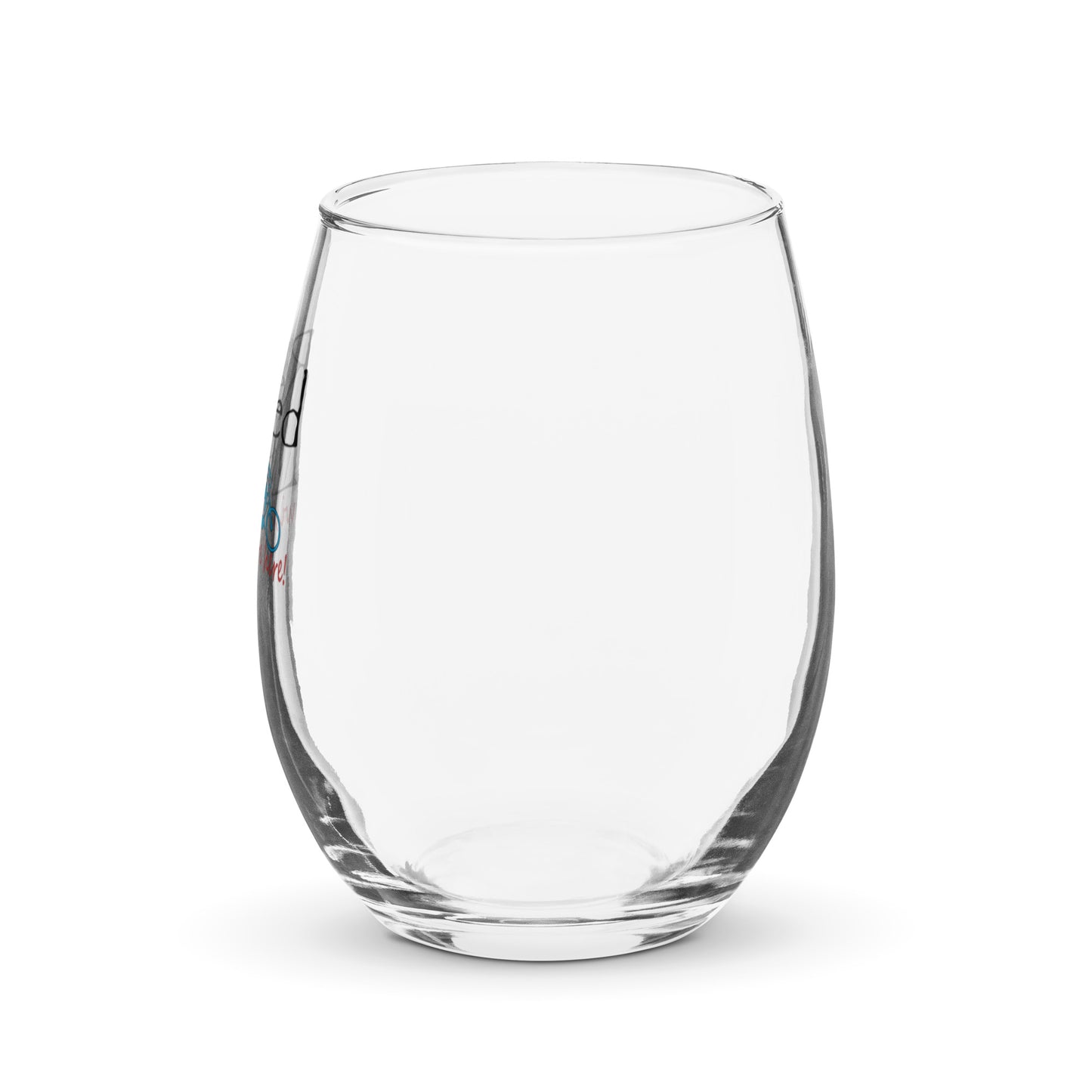 Stemless wine glass Beach Cruiser Man