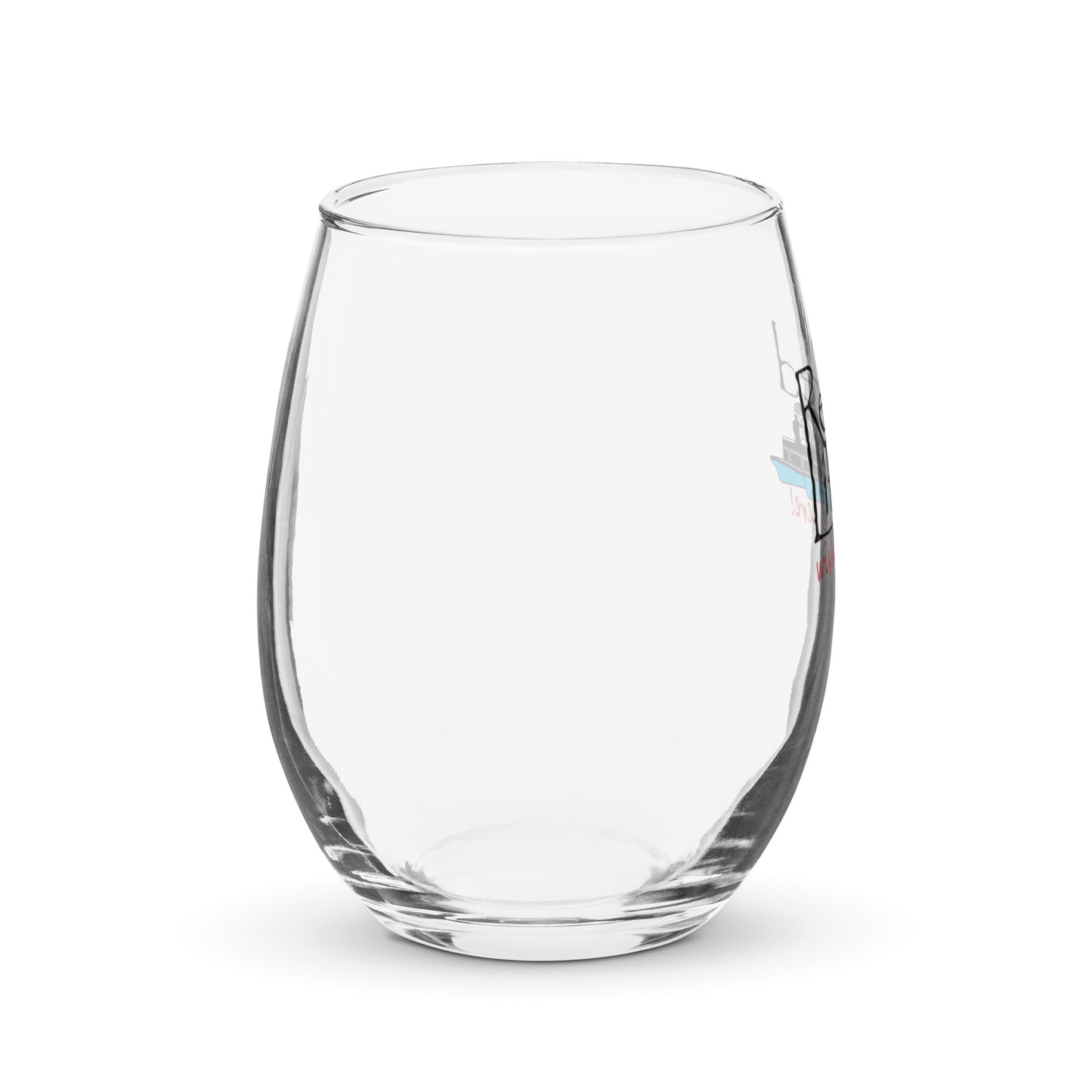 Stemless wine glass Pontoon Boat
