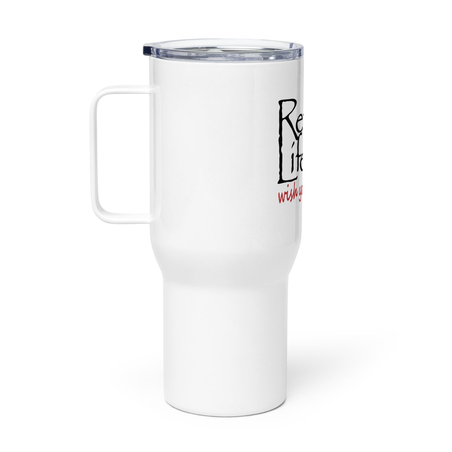 Travel mug with a handle Mountain Bike Couple
