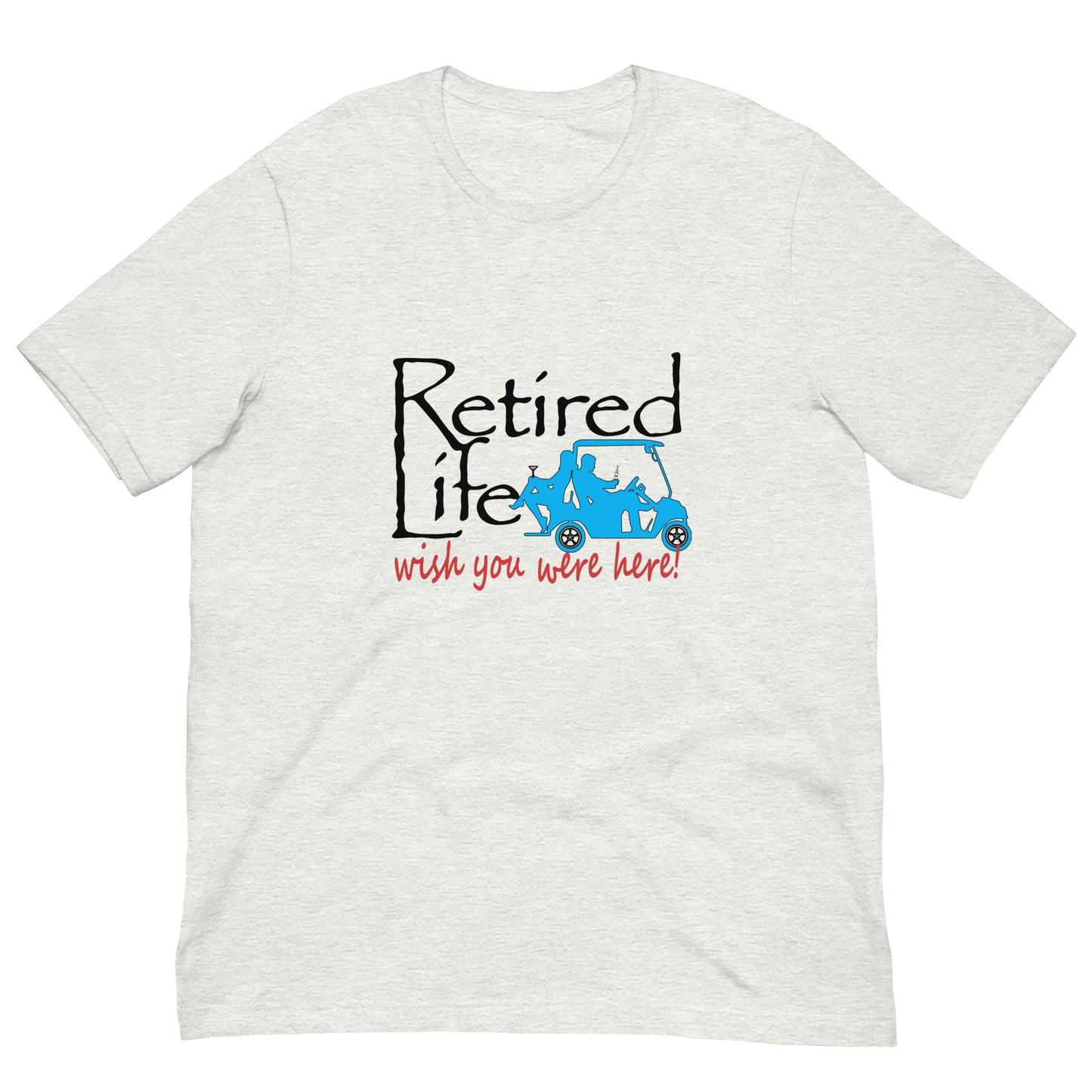 Unisex t-shirt Golf Cart Couple