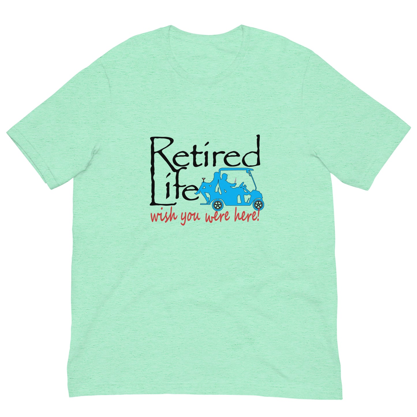 Unisex t-shirt Golf Cart Couple