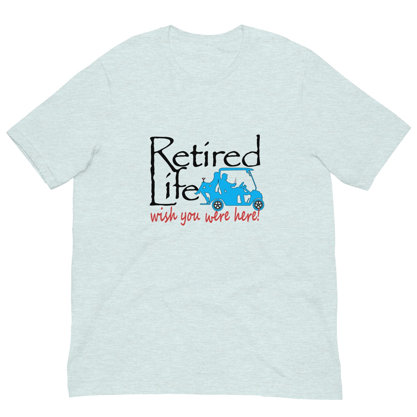 Unisex t-shirt Golf Cart Couple