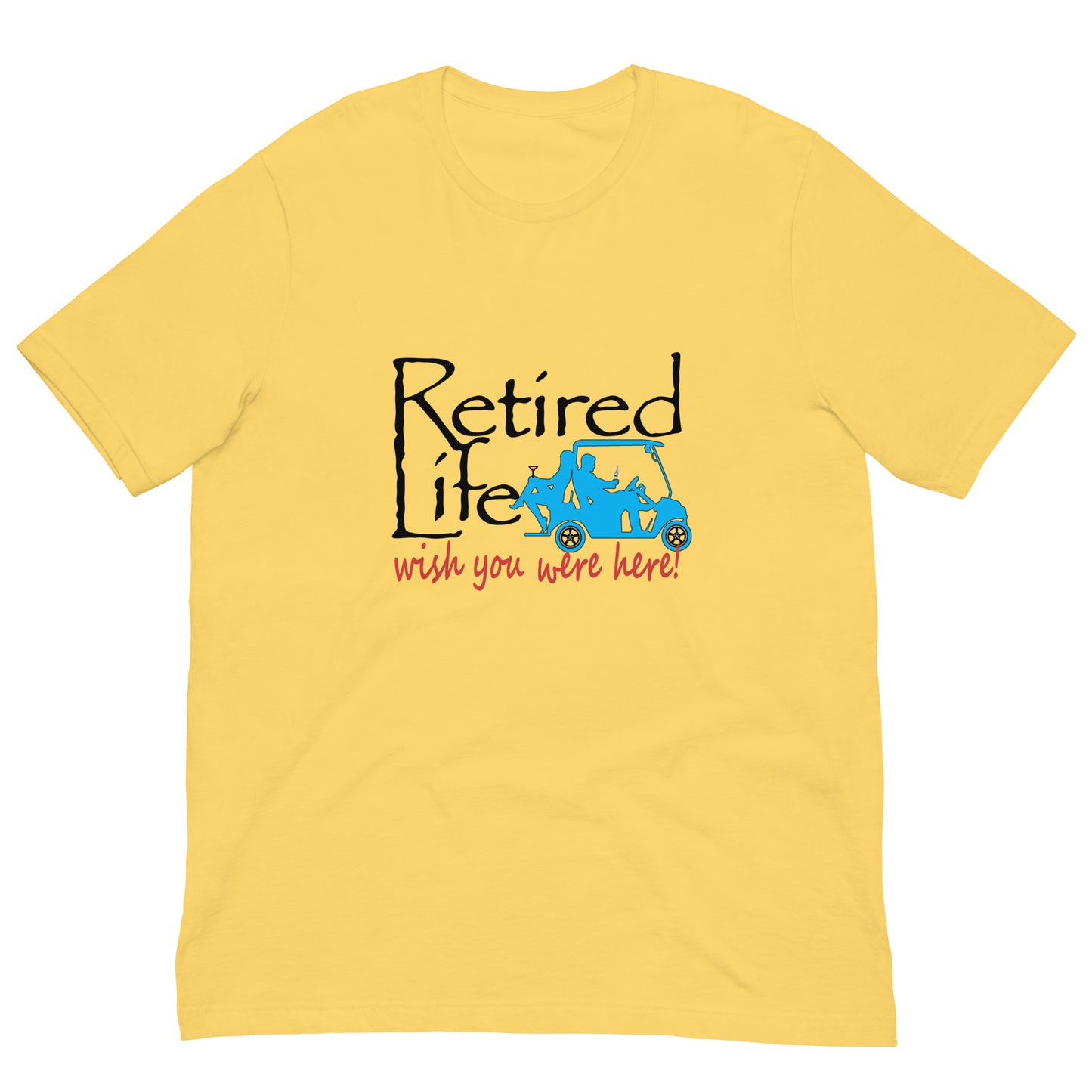 Unisex t-shirt Golf Cart Couple