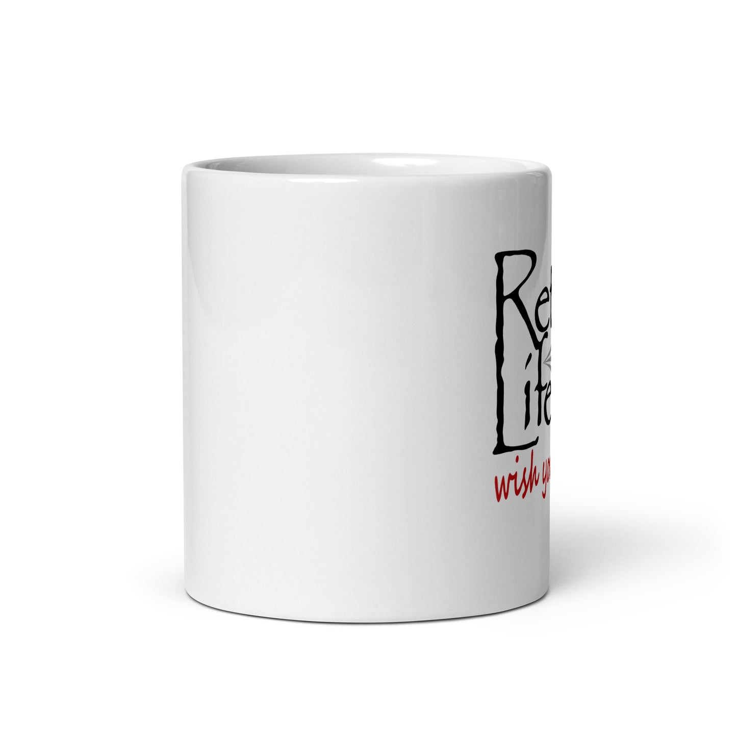 White glossy mug Pickleball