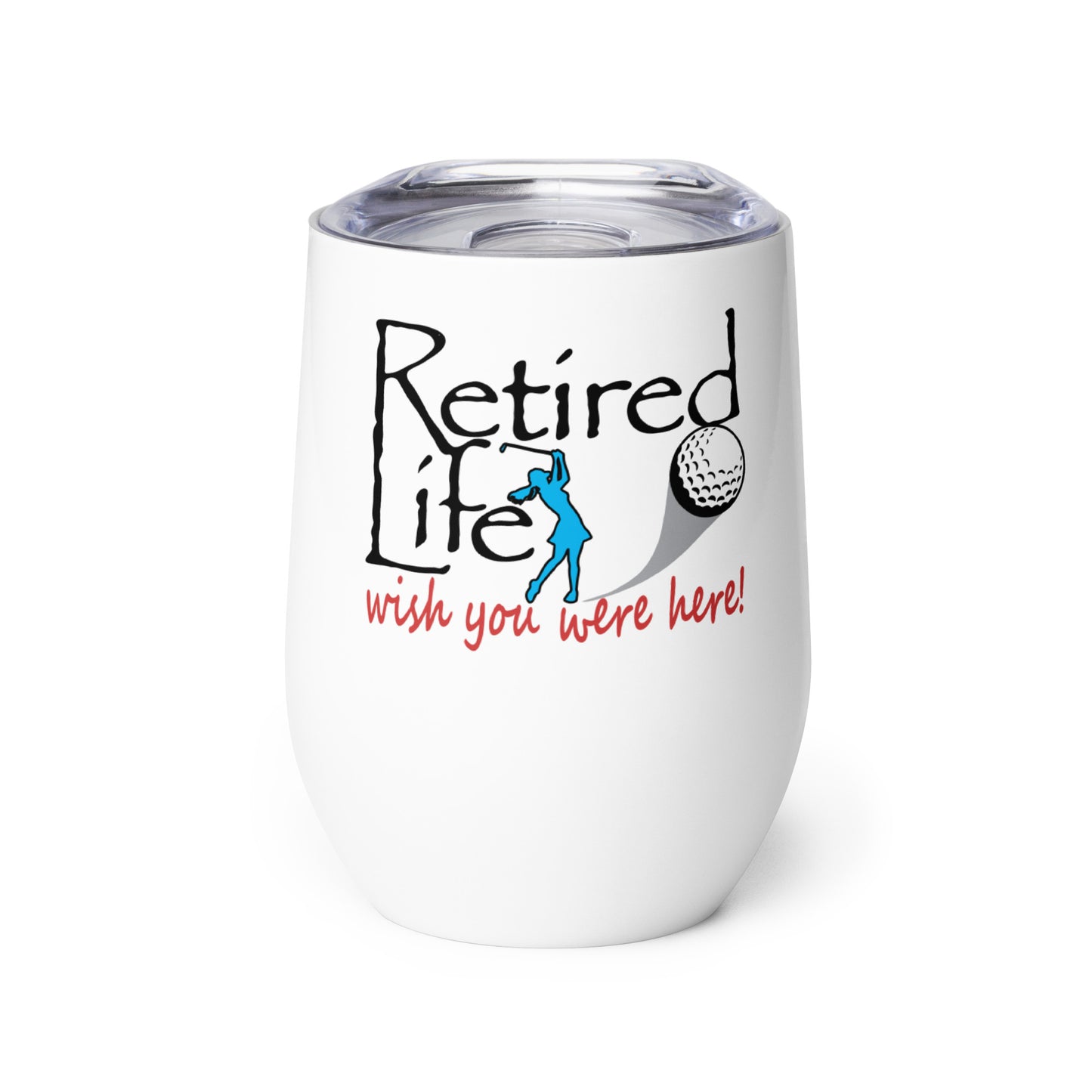 Wine tumbler Lady Golfer