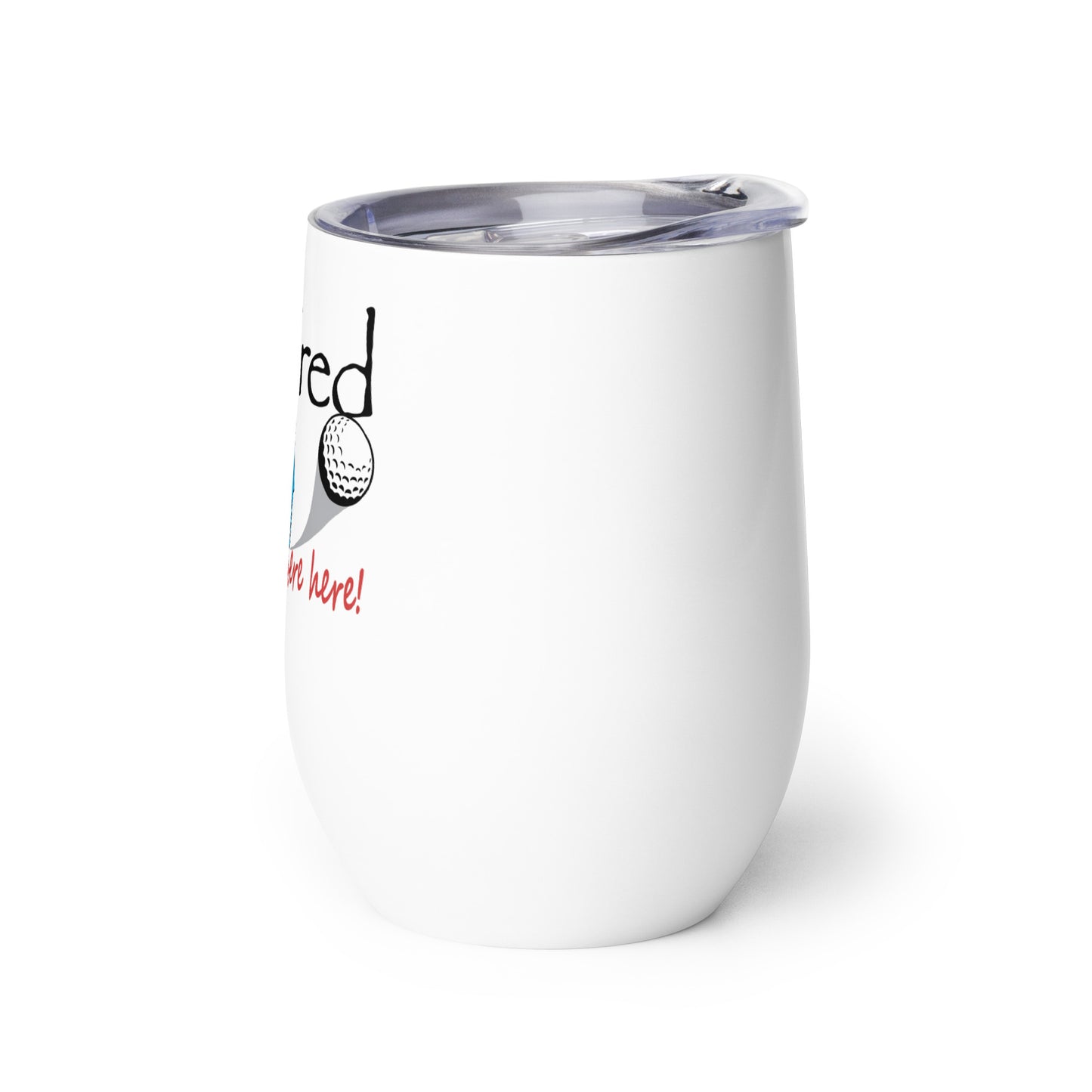Wine tumbler Lady Golfer
