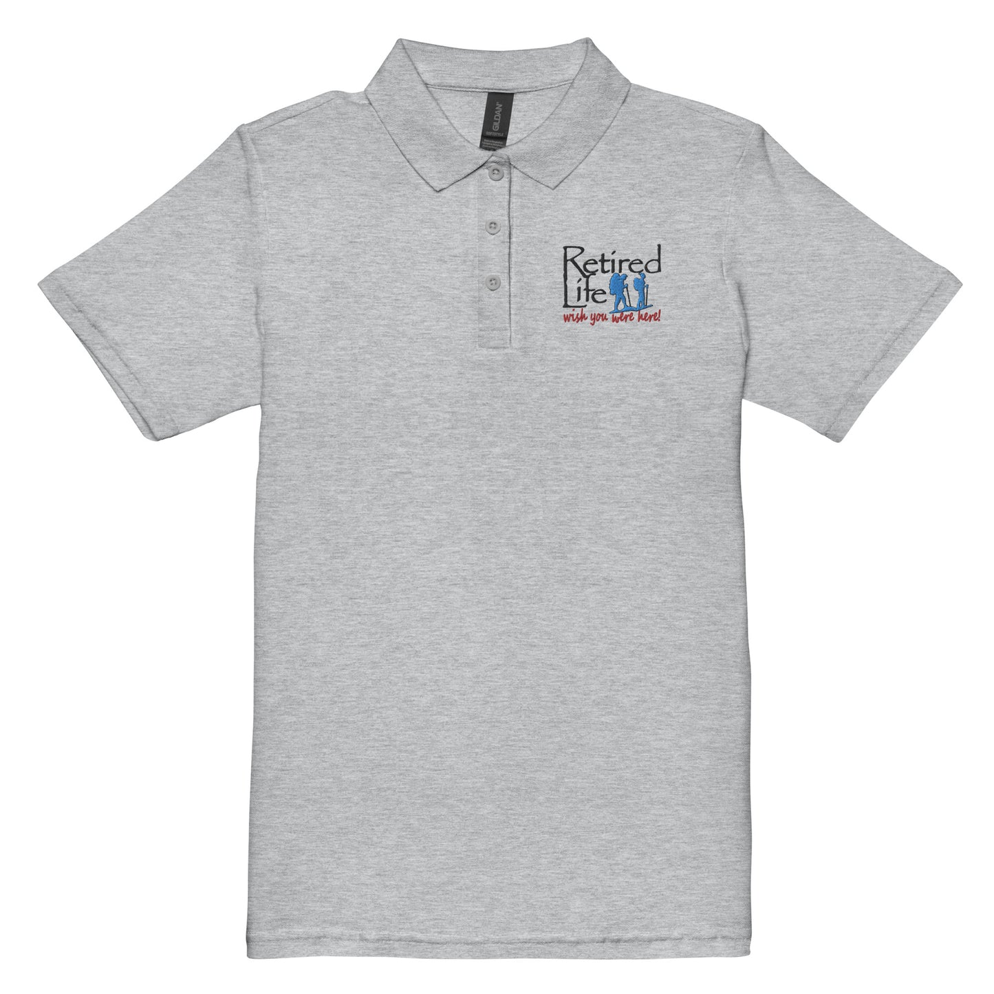 Women’s pique polo shirt Hiking Couple