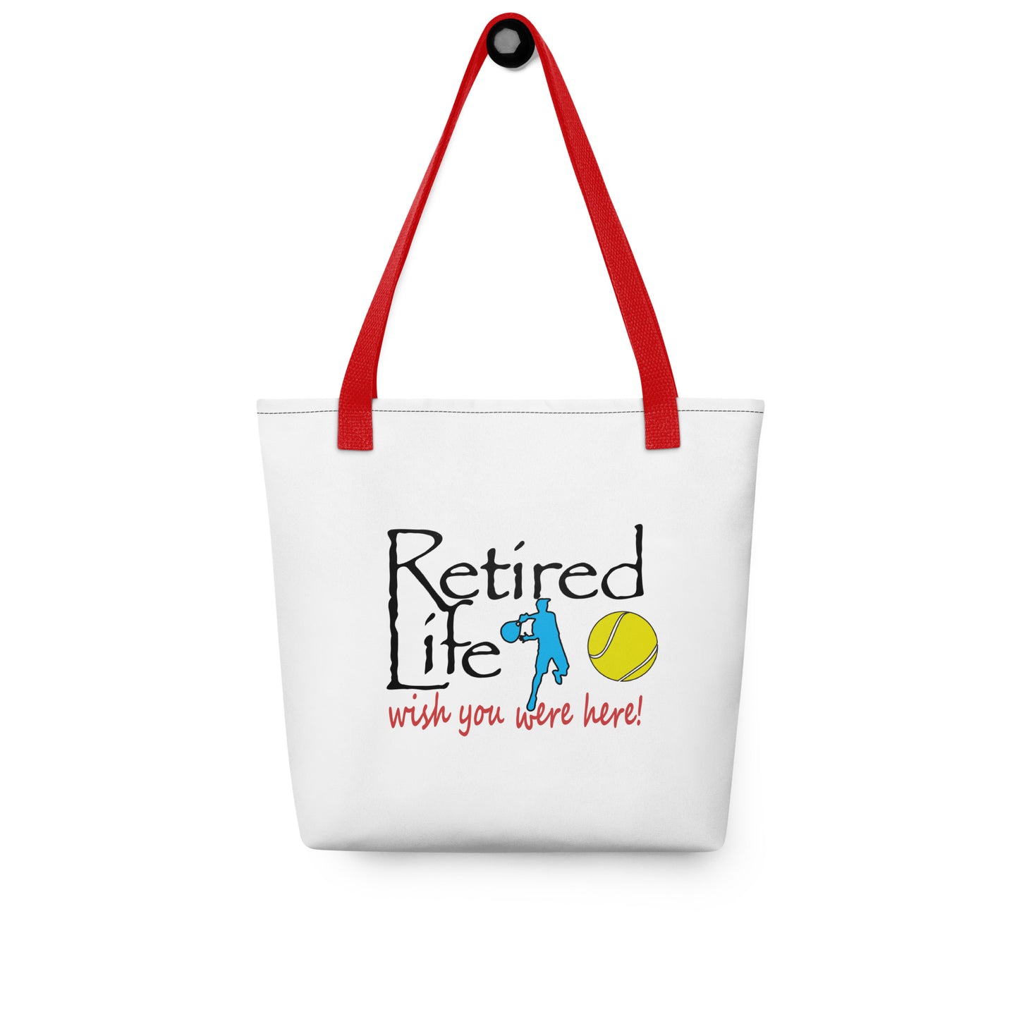 Tote bag Man Tennis