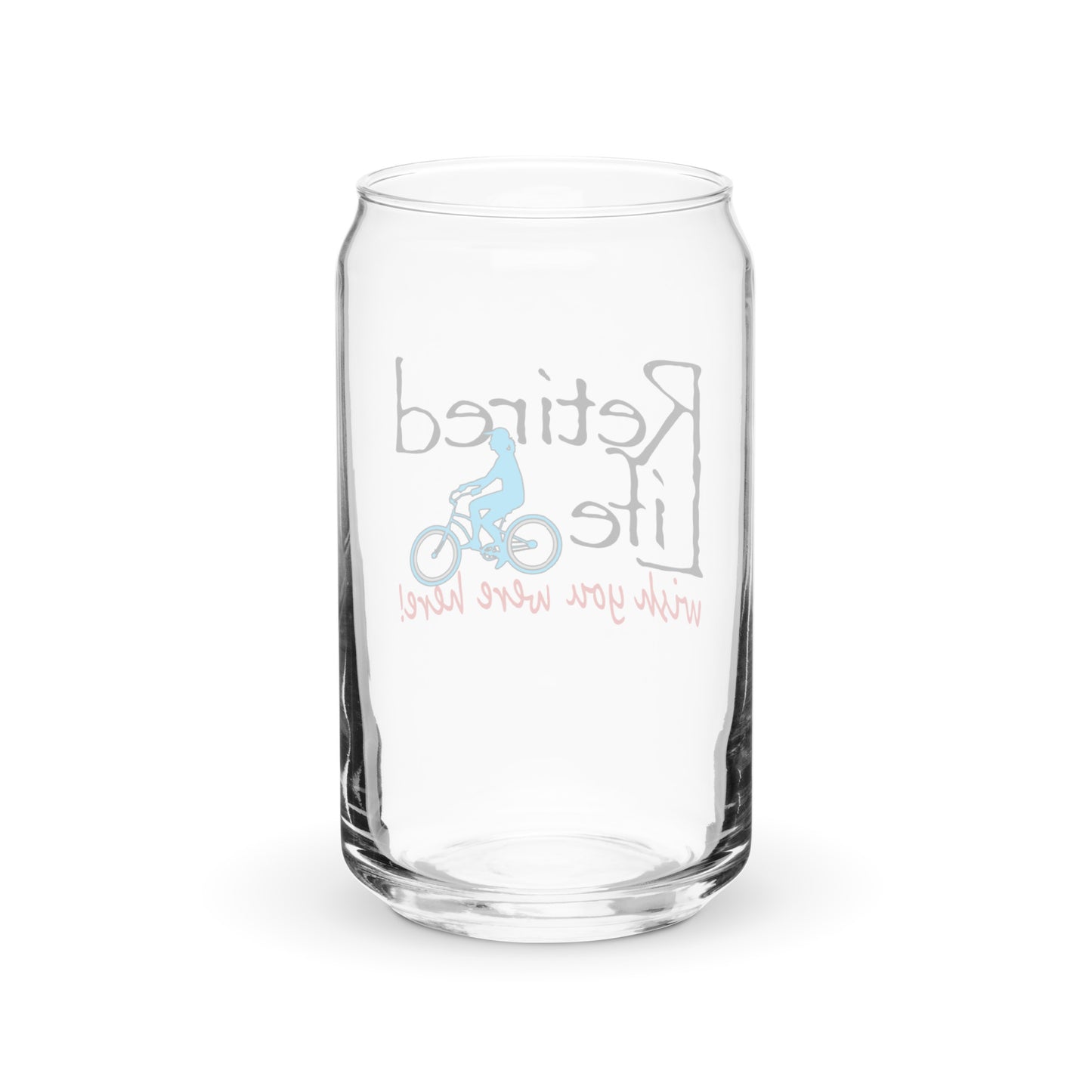 Can-shaped glass Beach Cruiser Lady