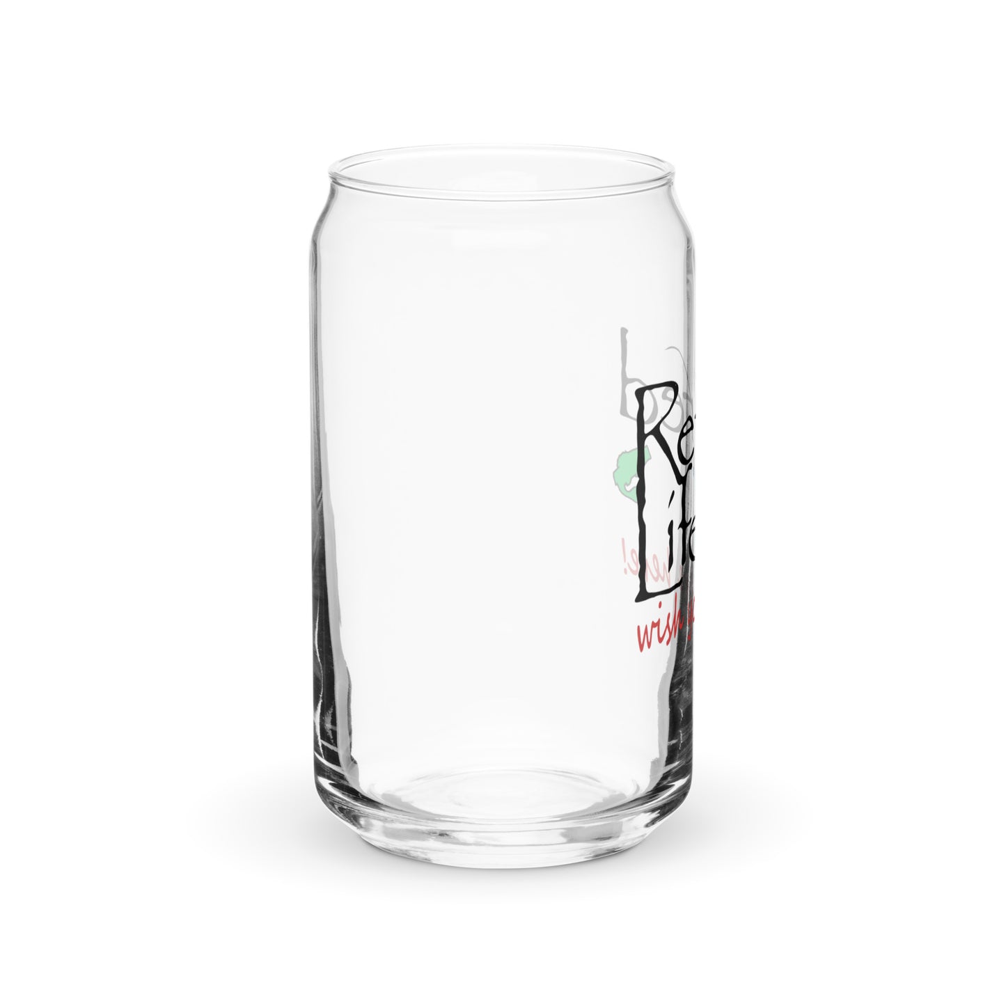 Can-shaped glass Fishing
