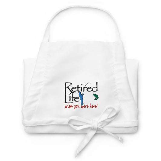 Embroidered Apron Fishing
