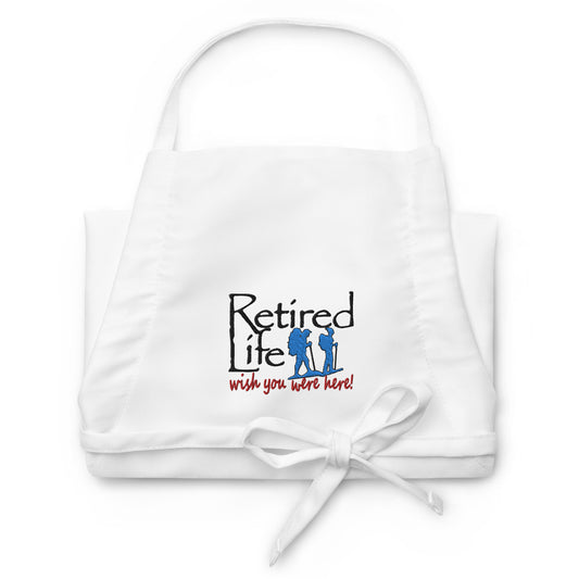 Embroidered Apron Hiking Couple