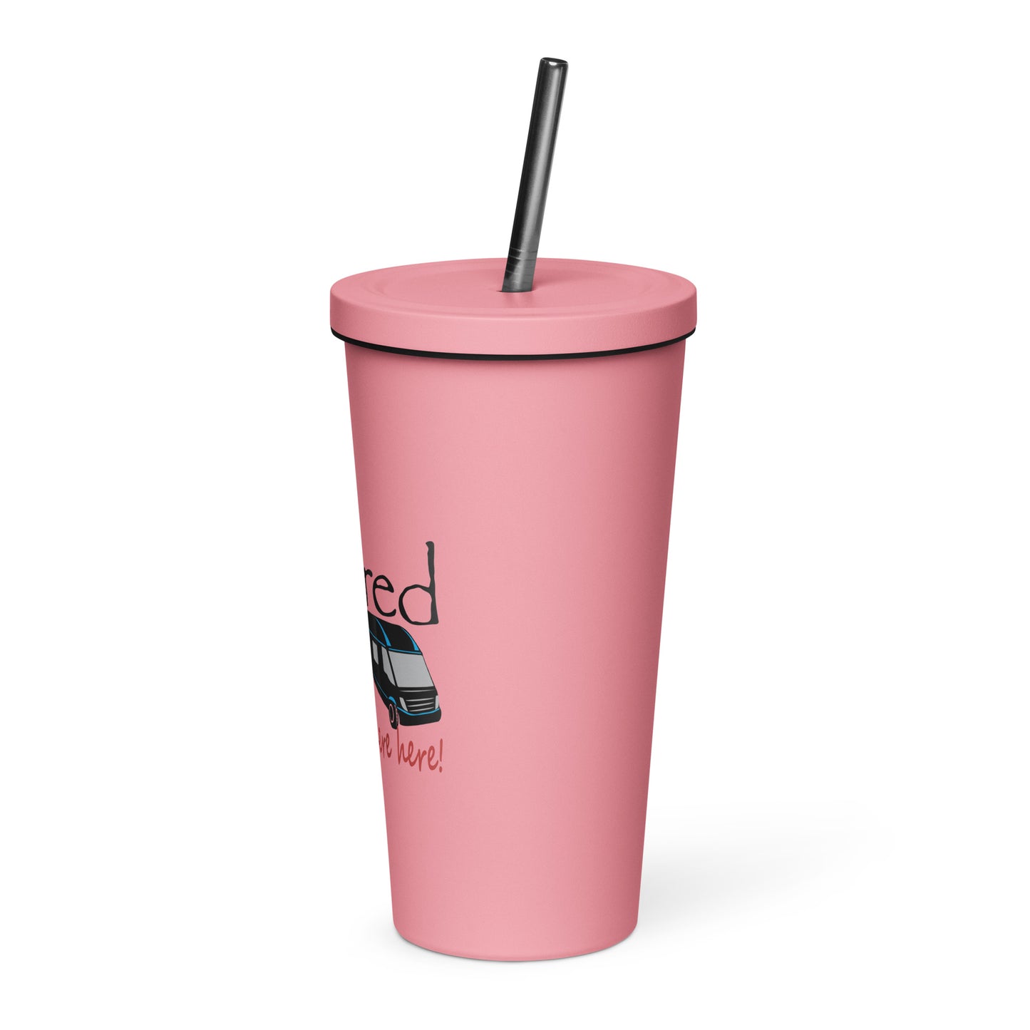Insulated tumbler with a straw Motorhome