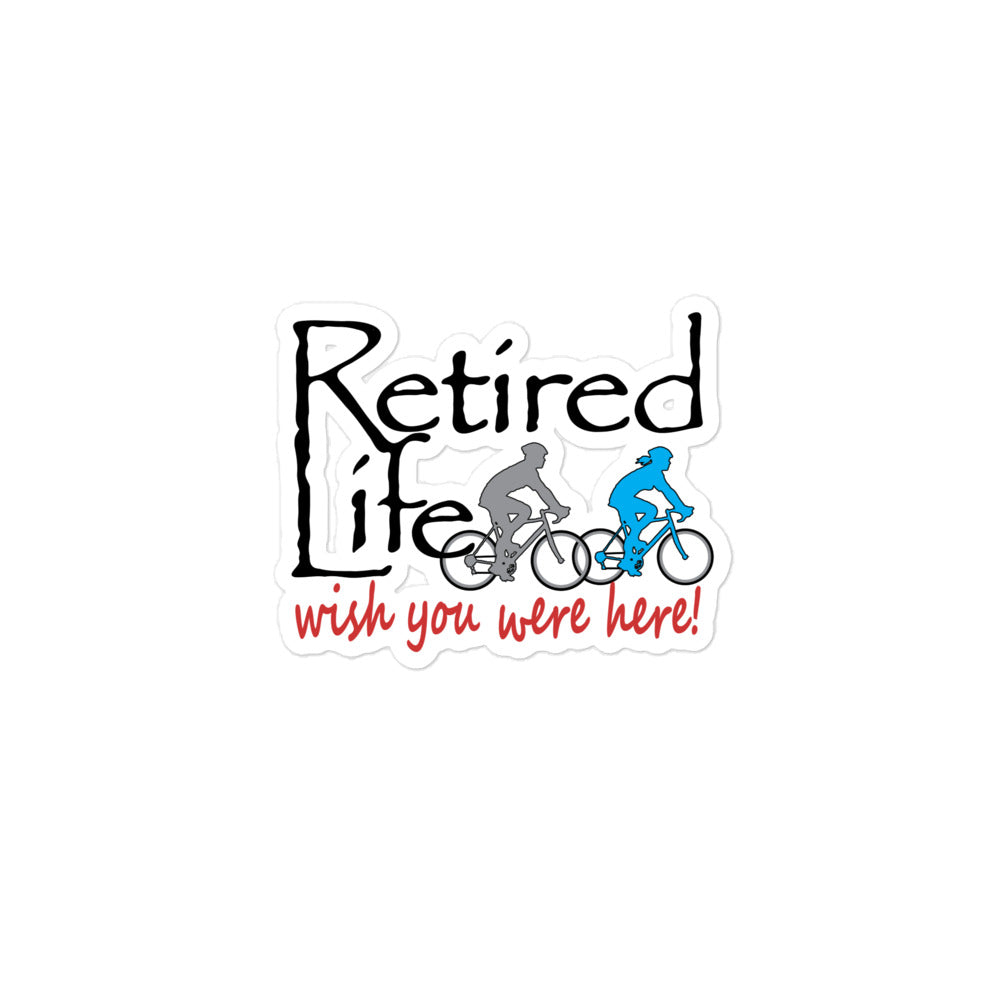 Bubble-free stickers Road Bike Couple