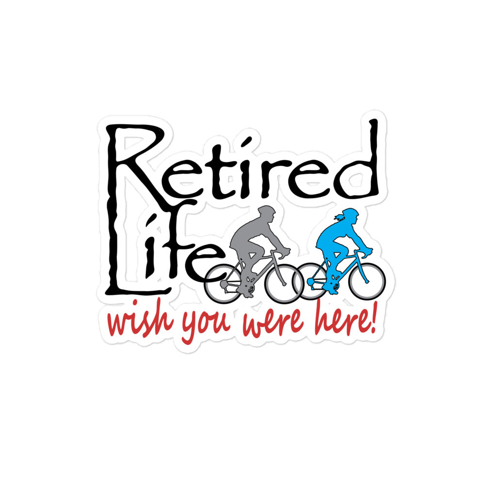 Bubble-free stickers Road Bike Couple