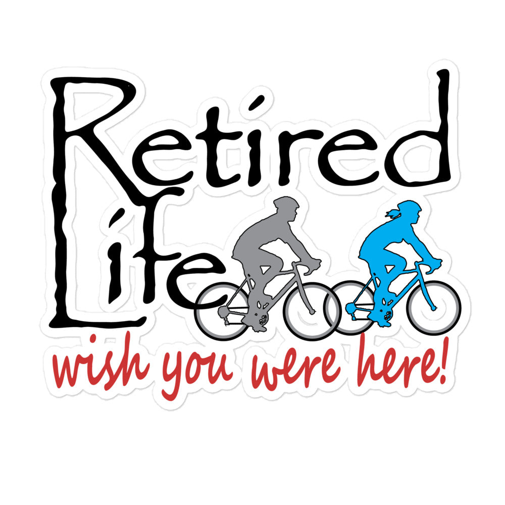 Bubble-free stickers Road Bike Couple