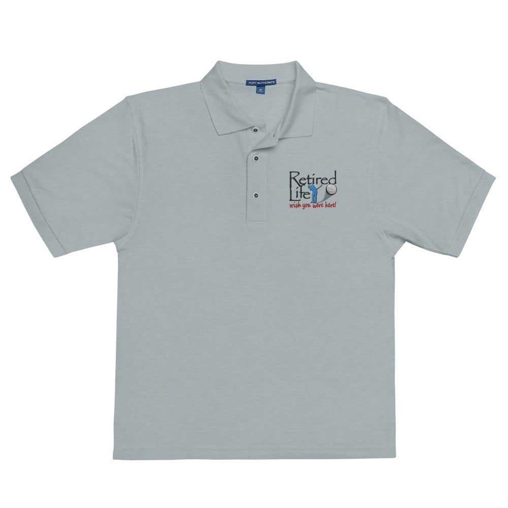 Men's Premium Polo Man Golfer