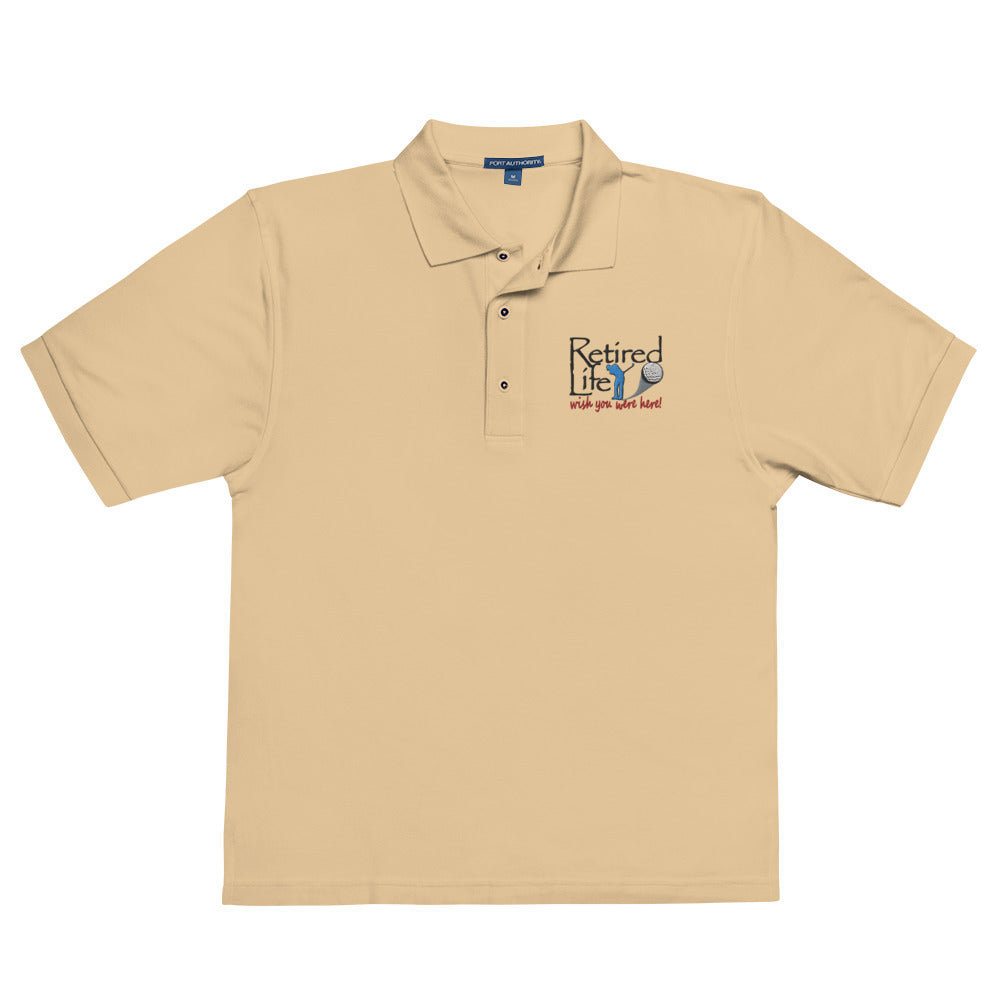 Men's Premium Polo Man Golfer
