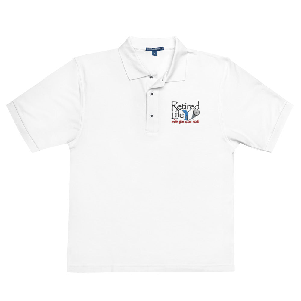 Men's Premium Polo Man Golfer