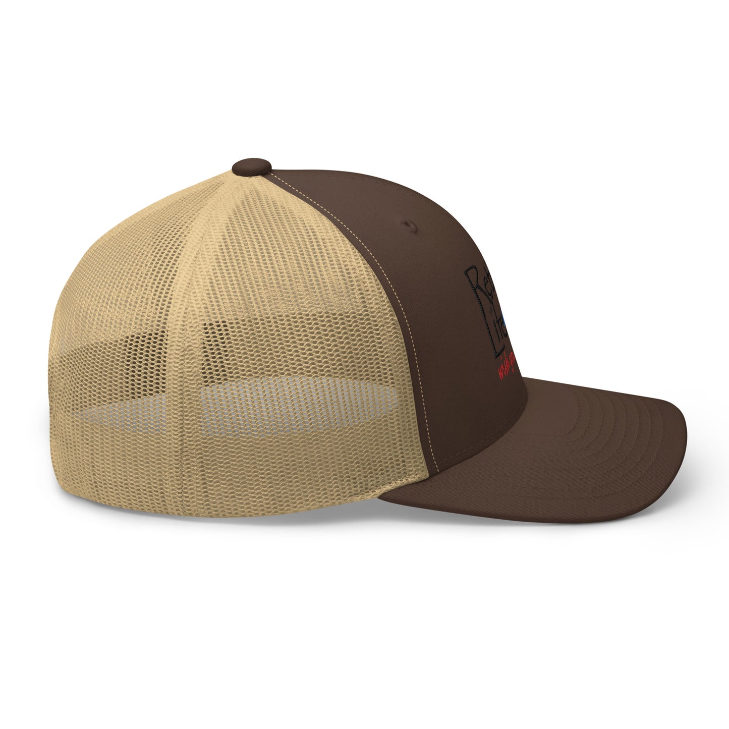 Trucker Cap Golf Cart Couple