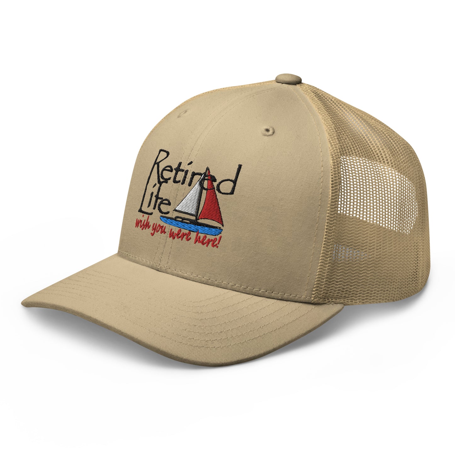 Trucker Cap Sailboat