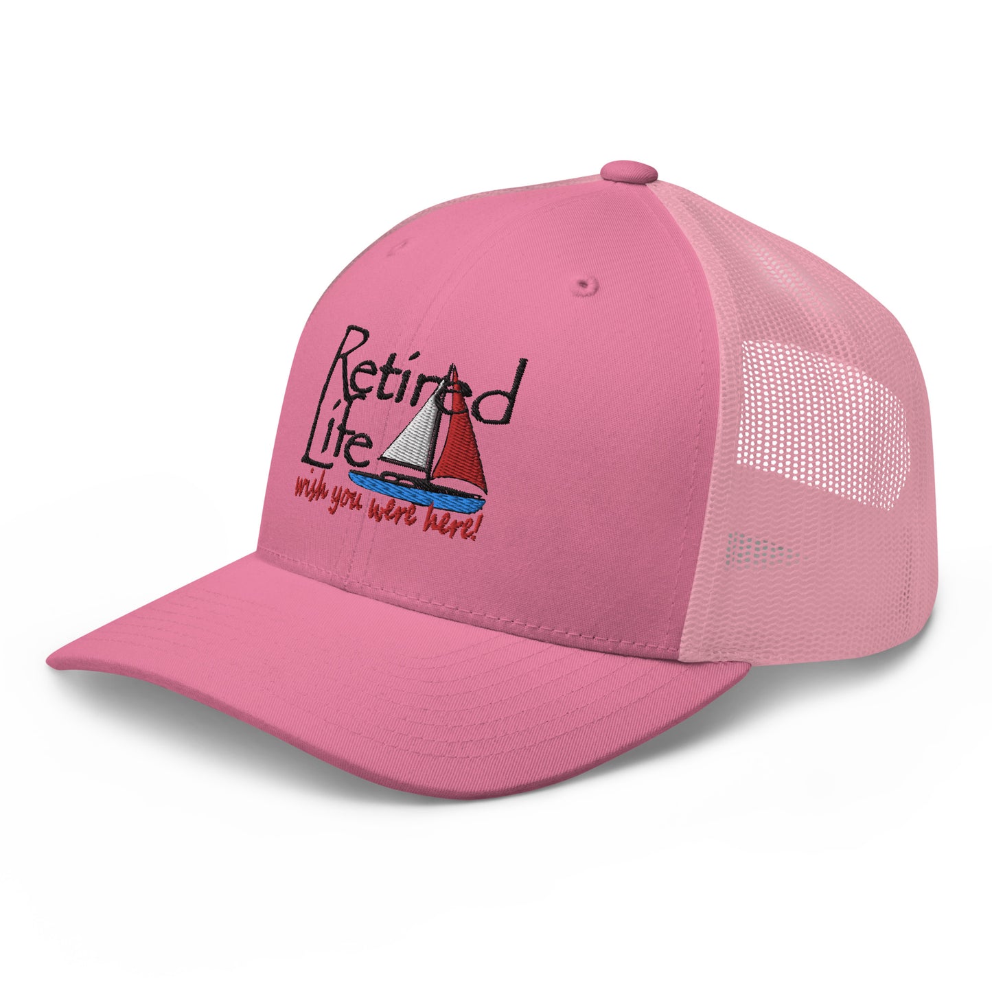 Trucker Cap Sailboat