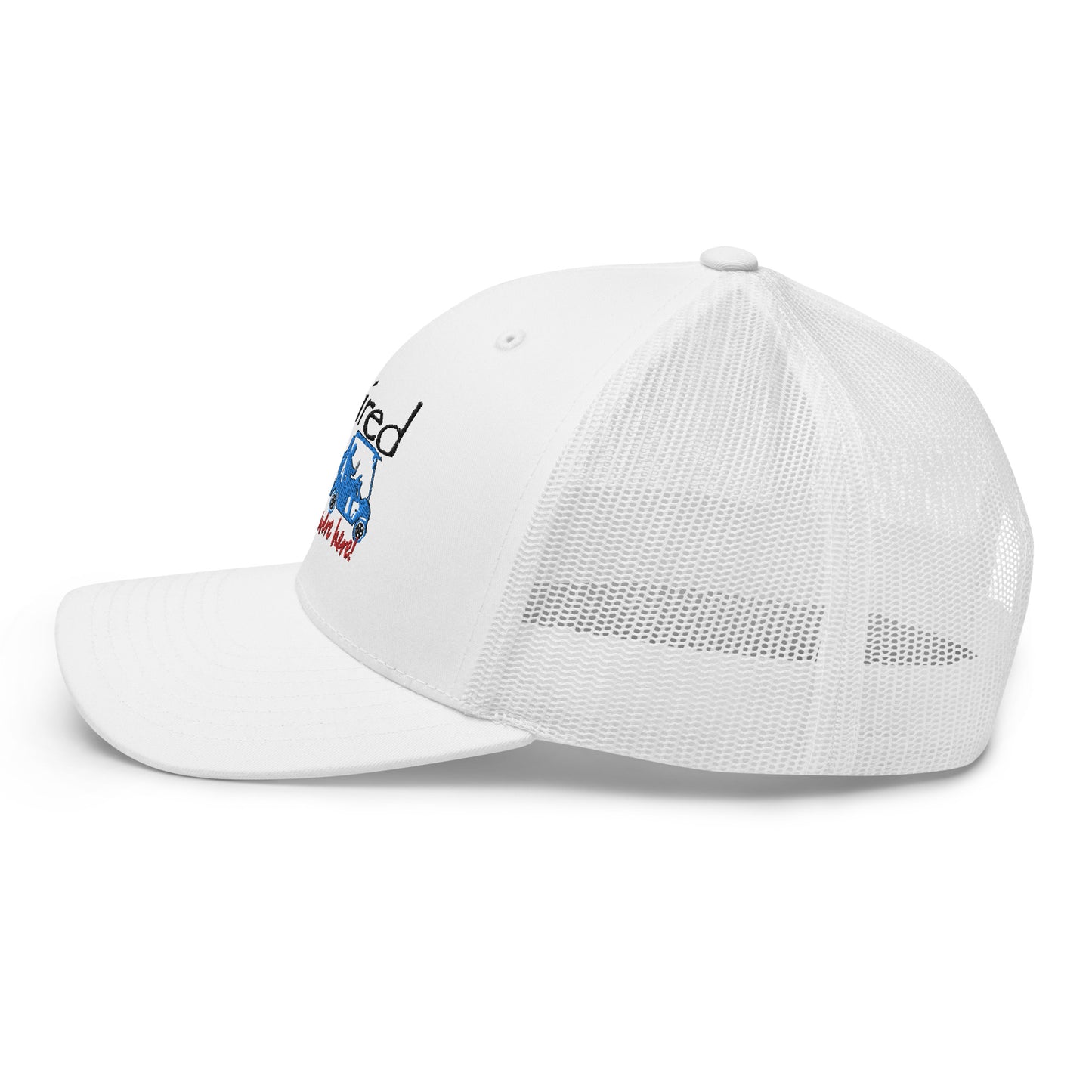 Trucker Cap Golf Cart Couple