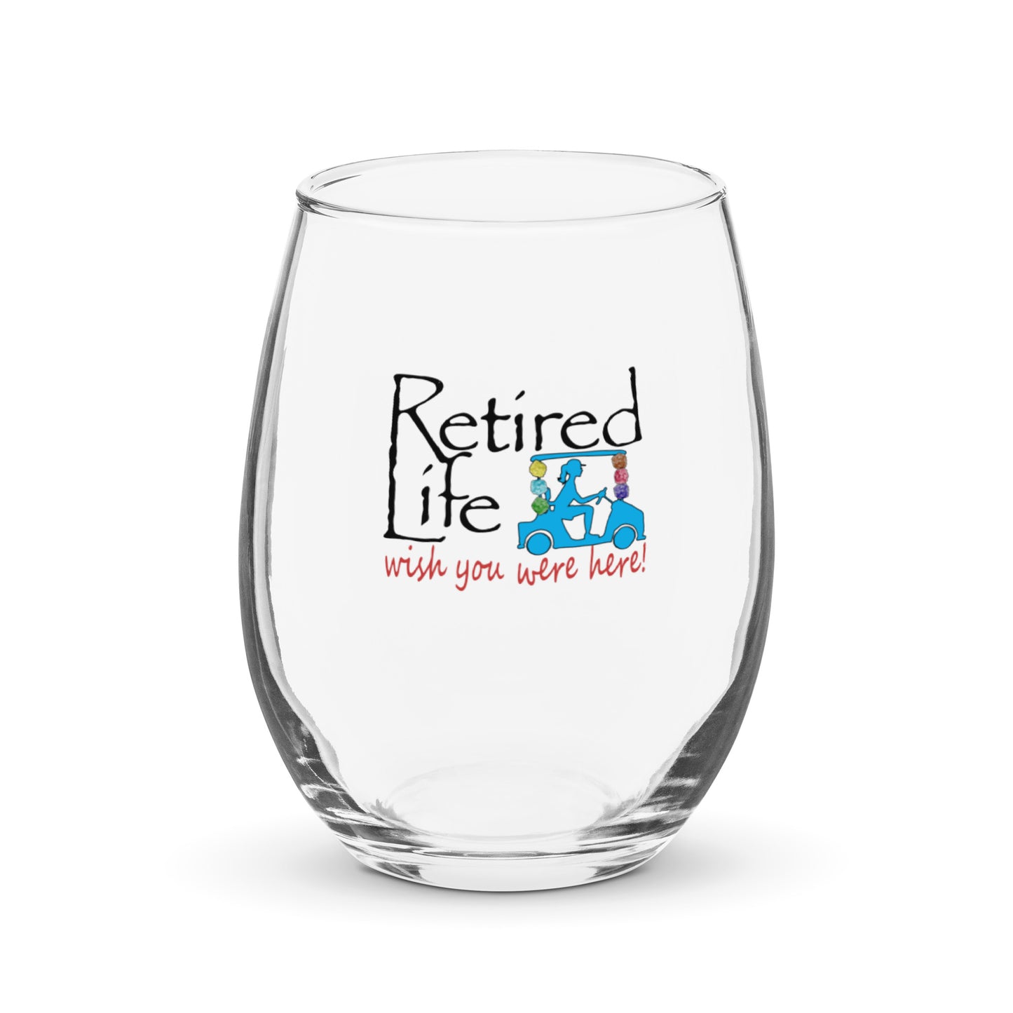 Stemless wine glass Cart - Loofahs