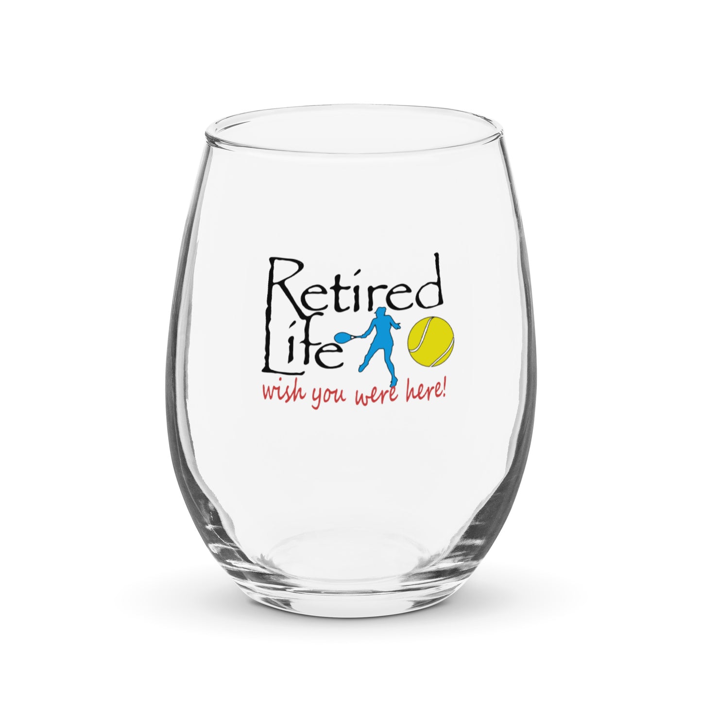 Stemless wine glass Lady Tennis