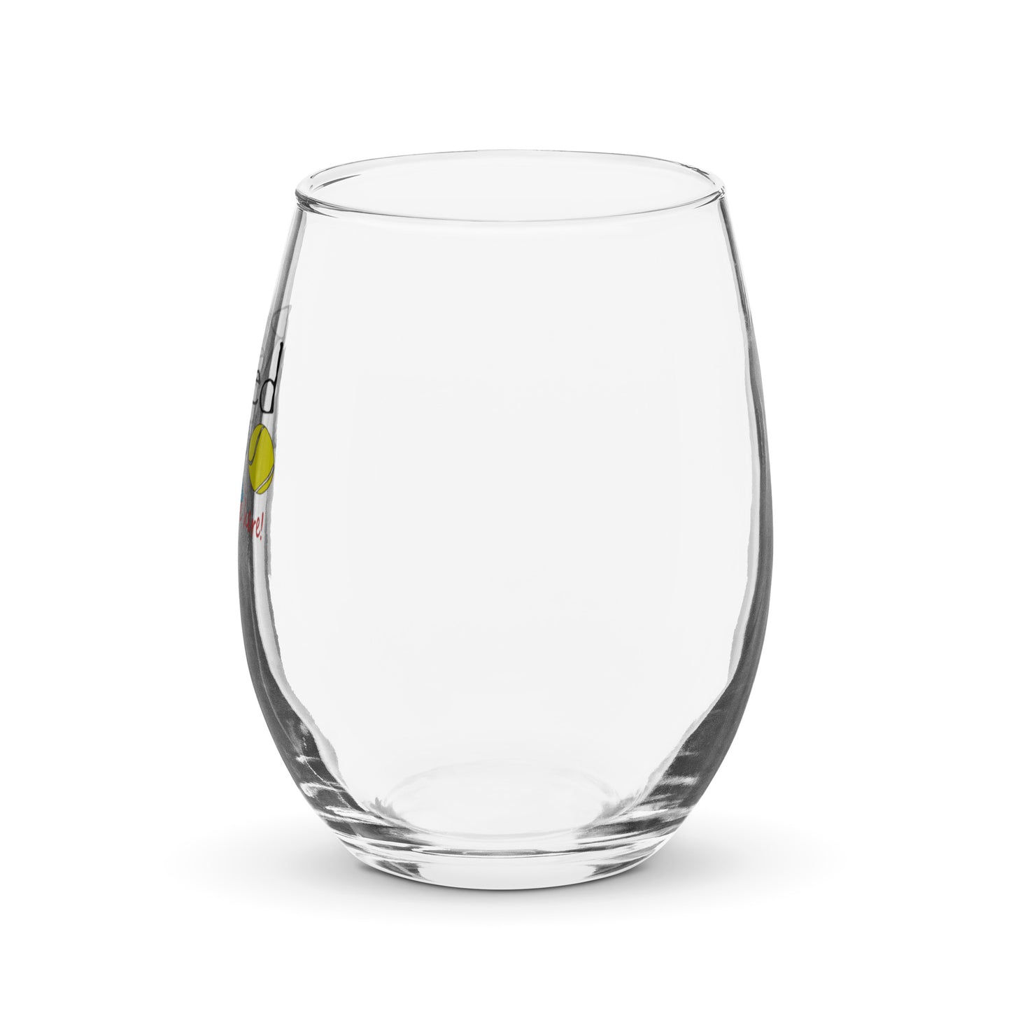 Stemless wine glass Lady Tennis
