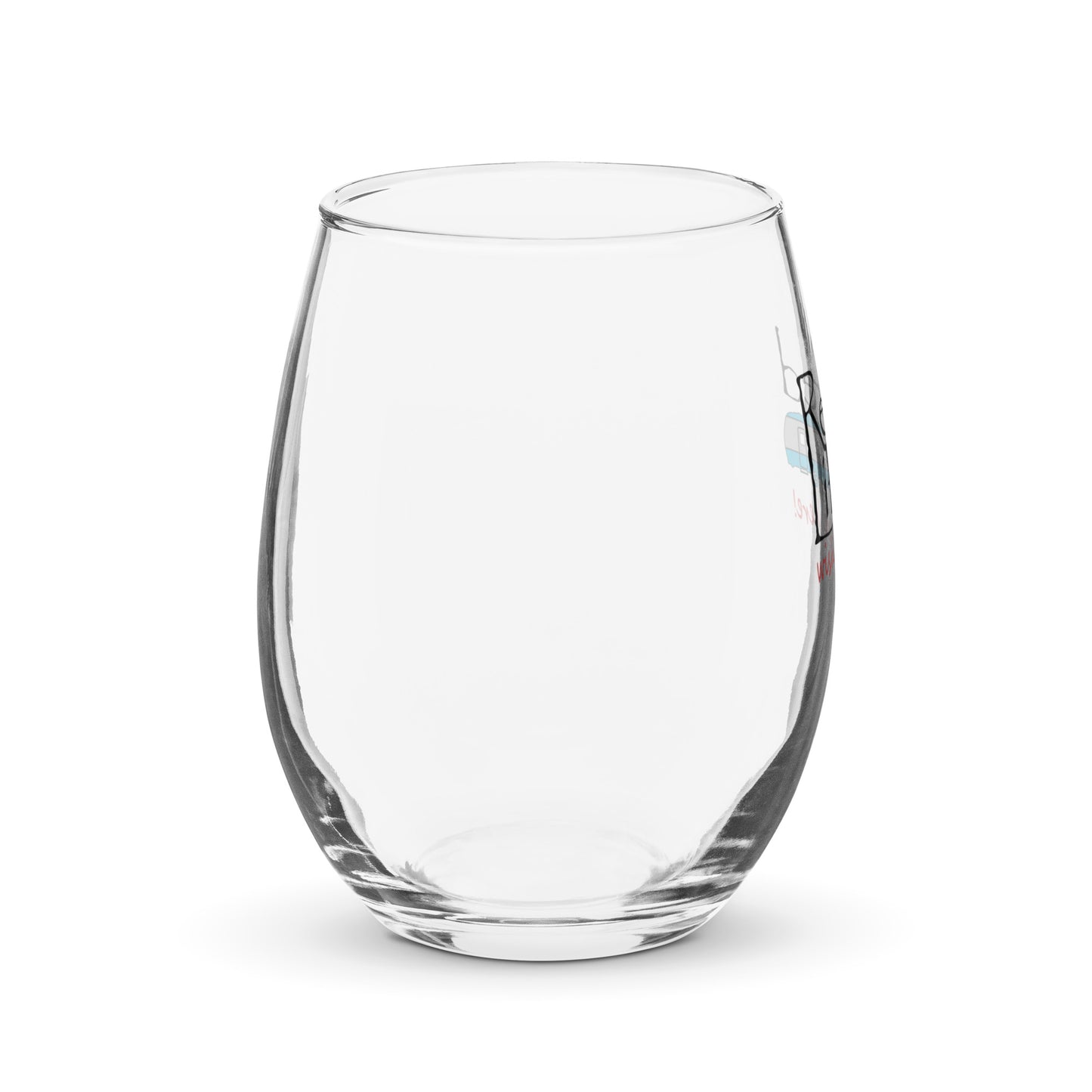 Stemless wine glass Travel Trailer